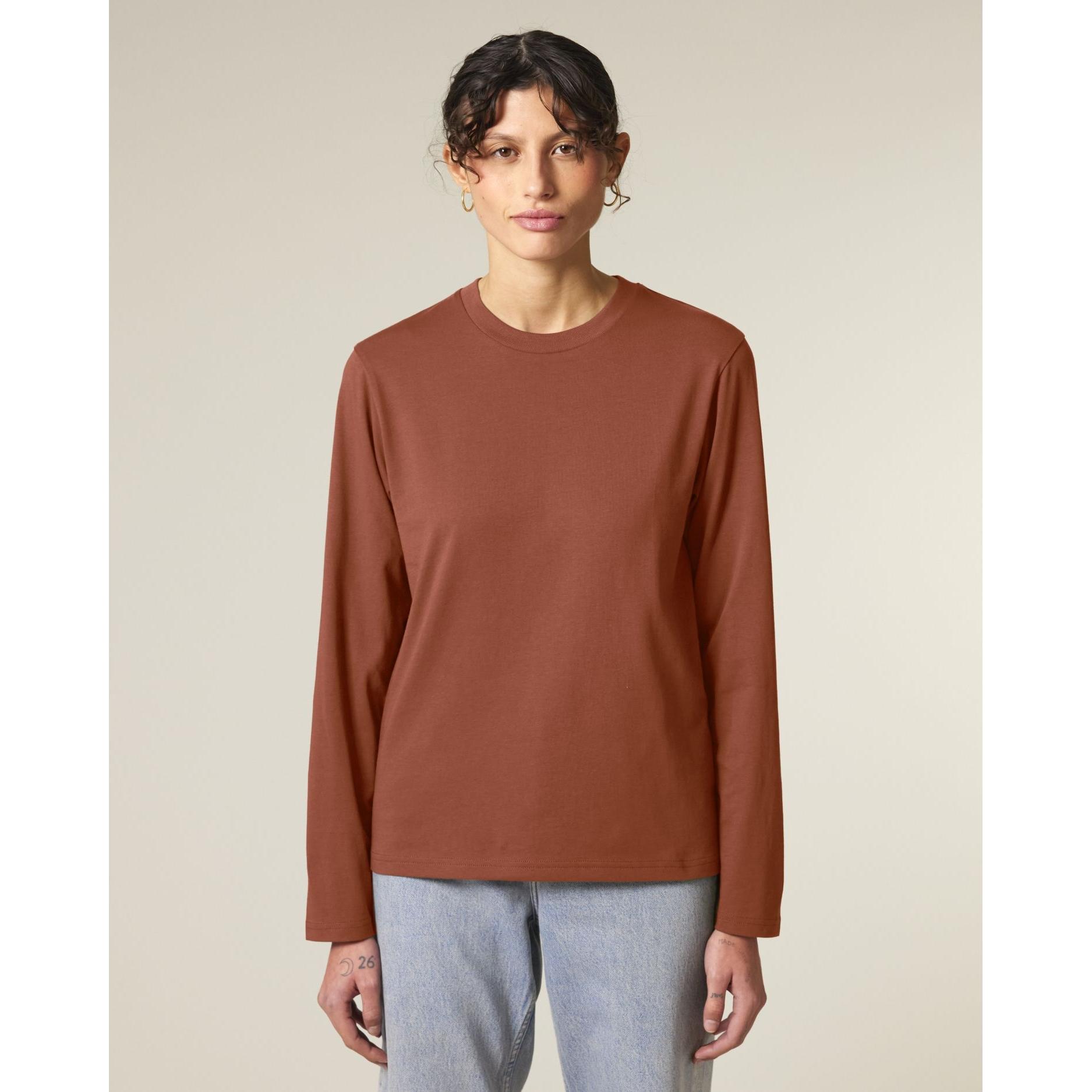 Tricou unisex cu mânecă lungă Creator 2.0 Heritage Brown M