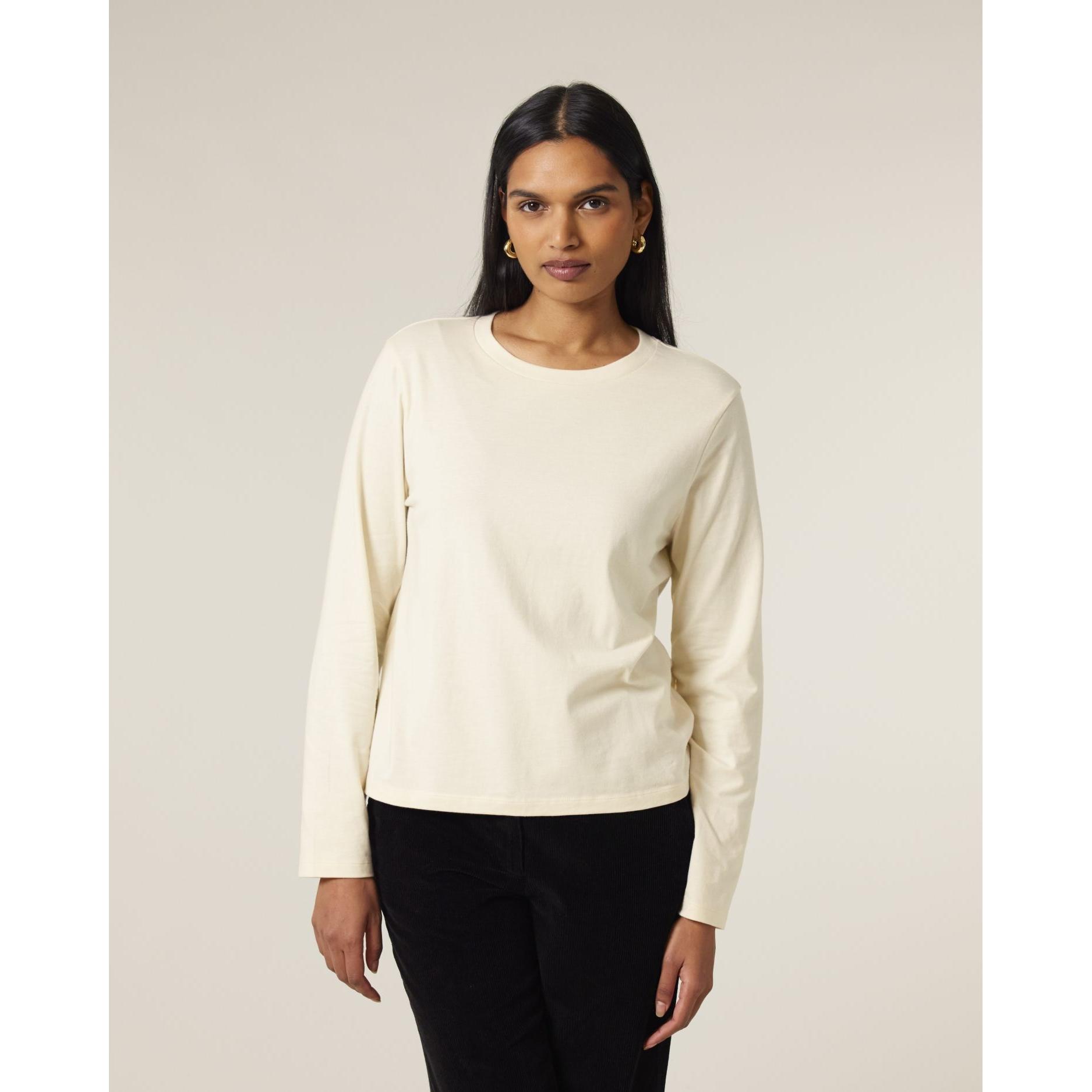 Tricou cu mânecă lungă pentru femei Stella Muser Natural Raw XL