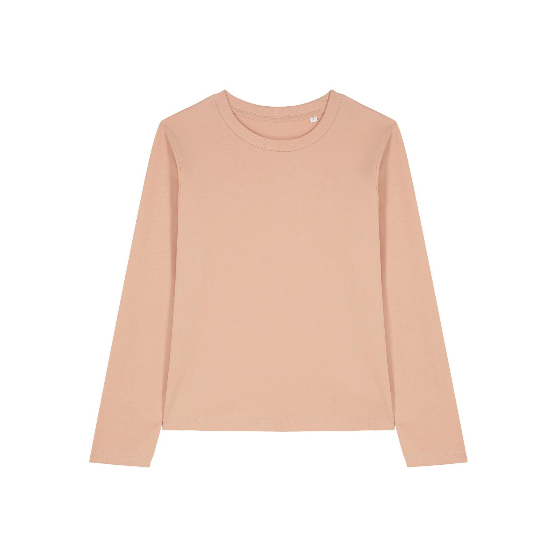 Tricou cu mânecă lungă pentru femei Stella Muser Fraiche Peche