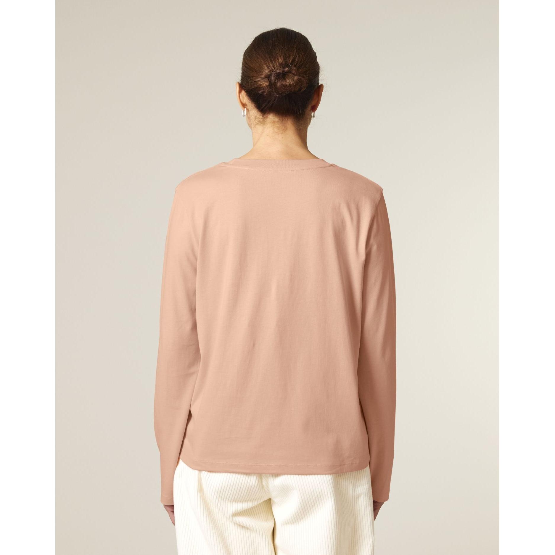 Tricou cu mânecă lungă pentru femei Stella Muser Fraiche Peche XS