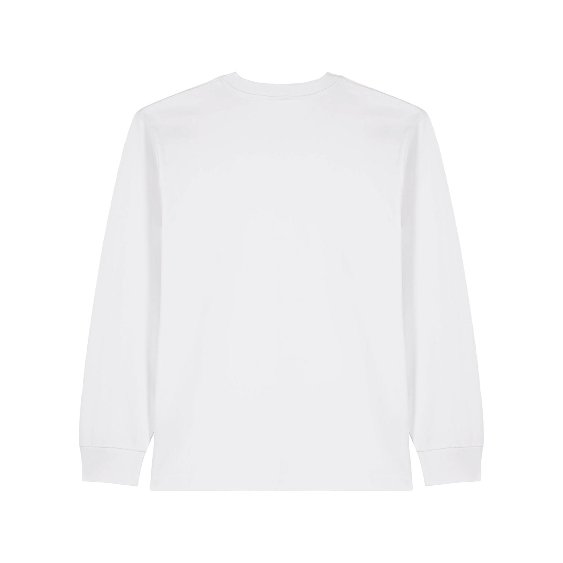 Tricou unisex cu mânecă lungă Freestyler White S