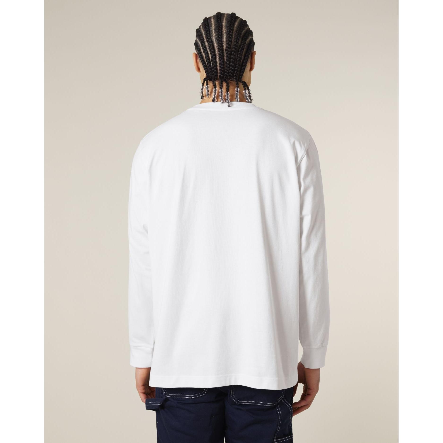 Tricou unisex cu mânecă lungă Freestyler White S