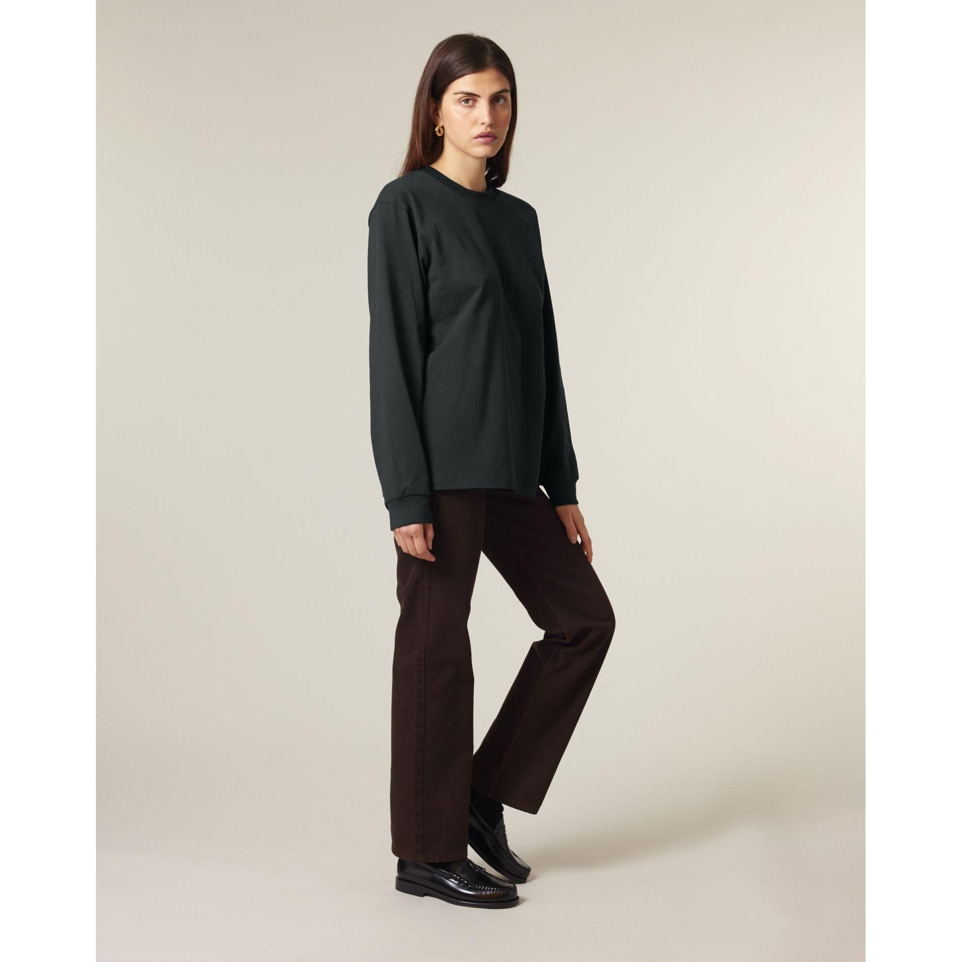 Tricou unisex cu mânecă lungă Freestyler Black M