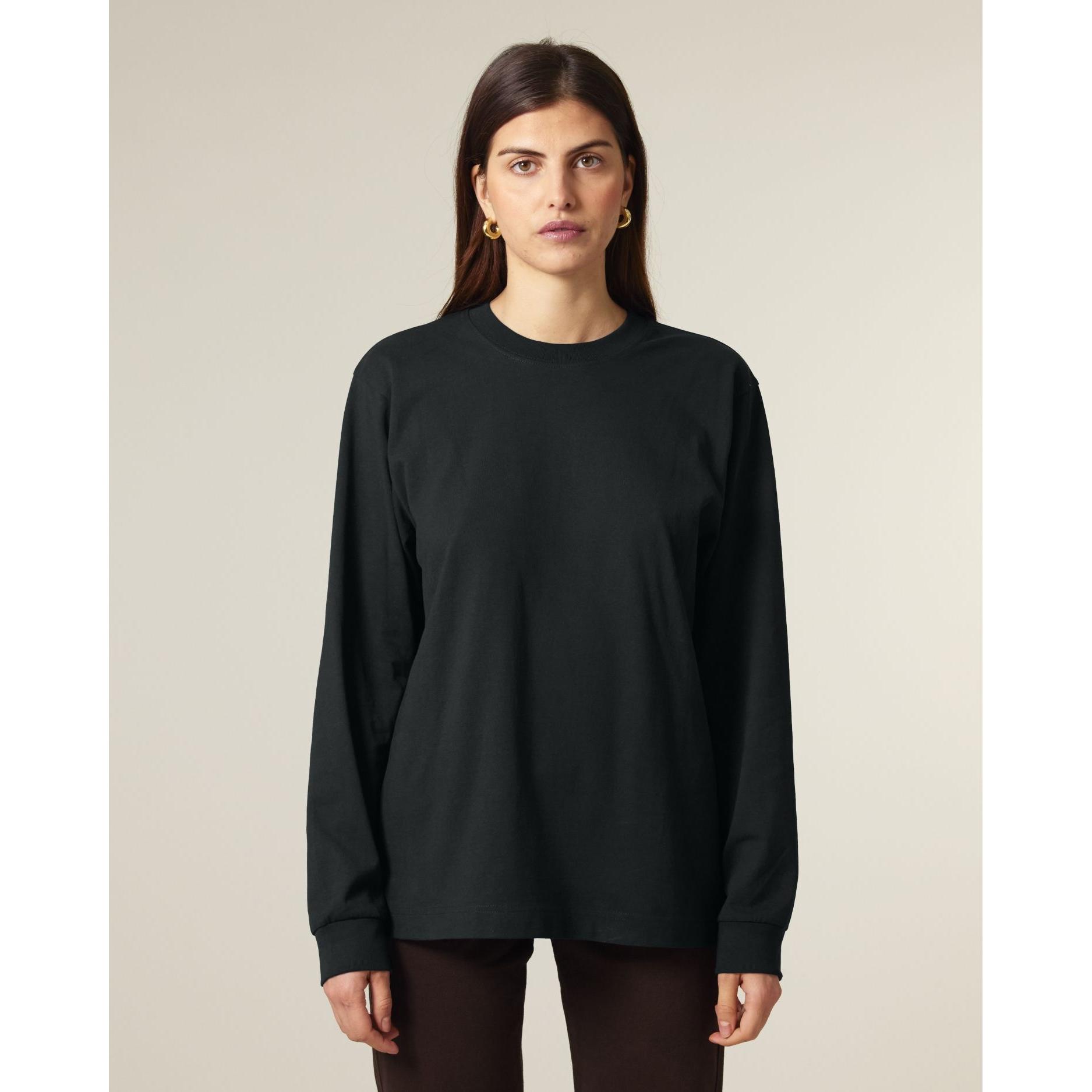 Tricou unisex cu mânecă lungă Freestyler Black M