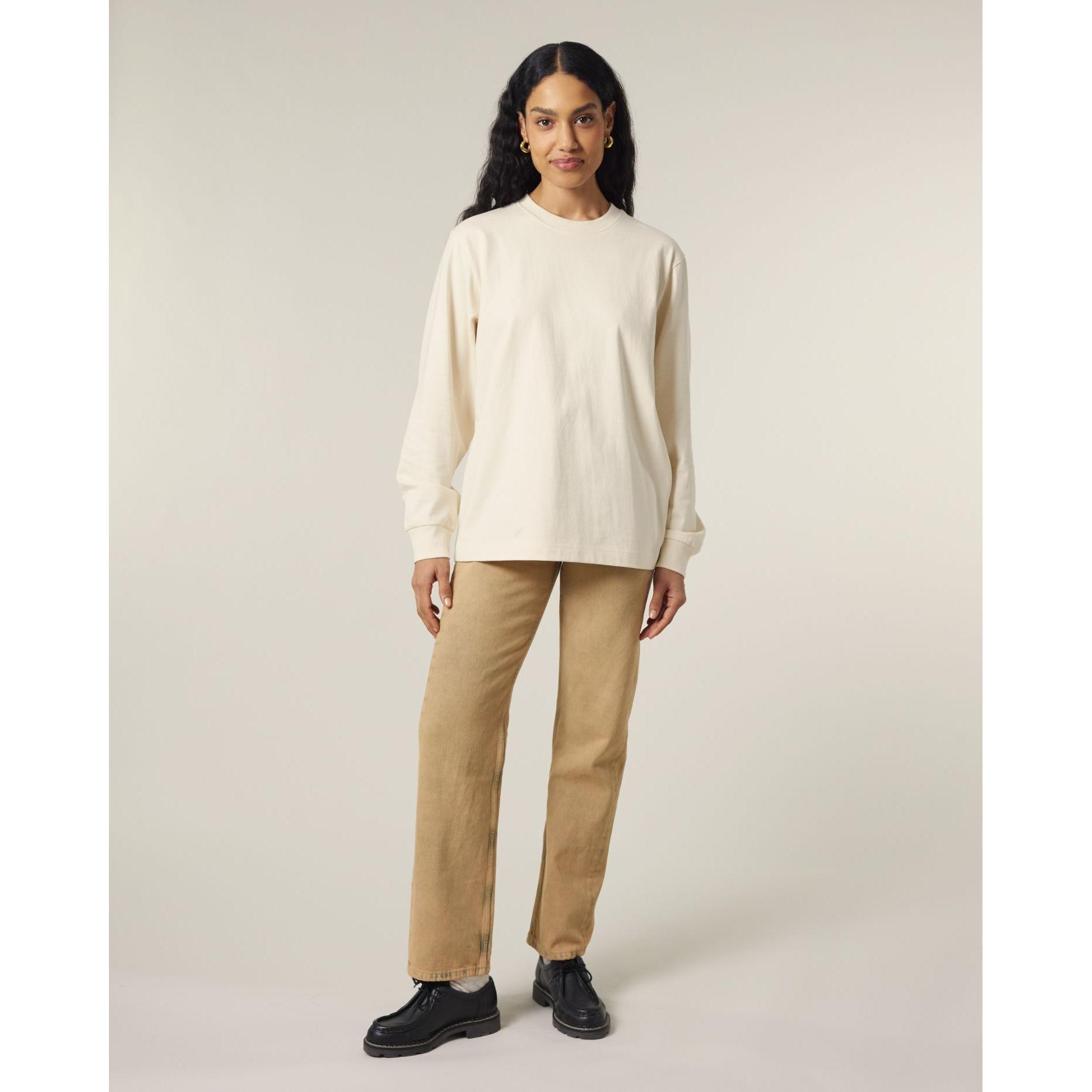 Tricou unisex cu mânecă lungă Freestyler Natural Raw 3XL