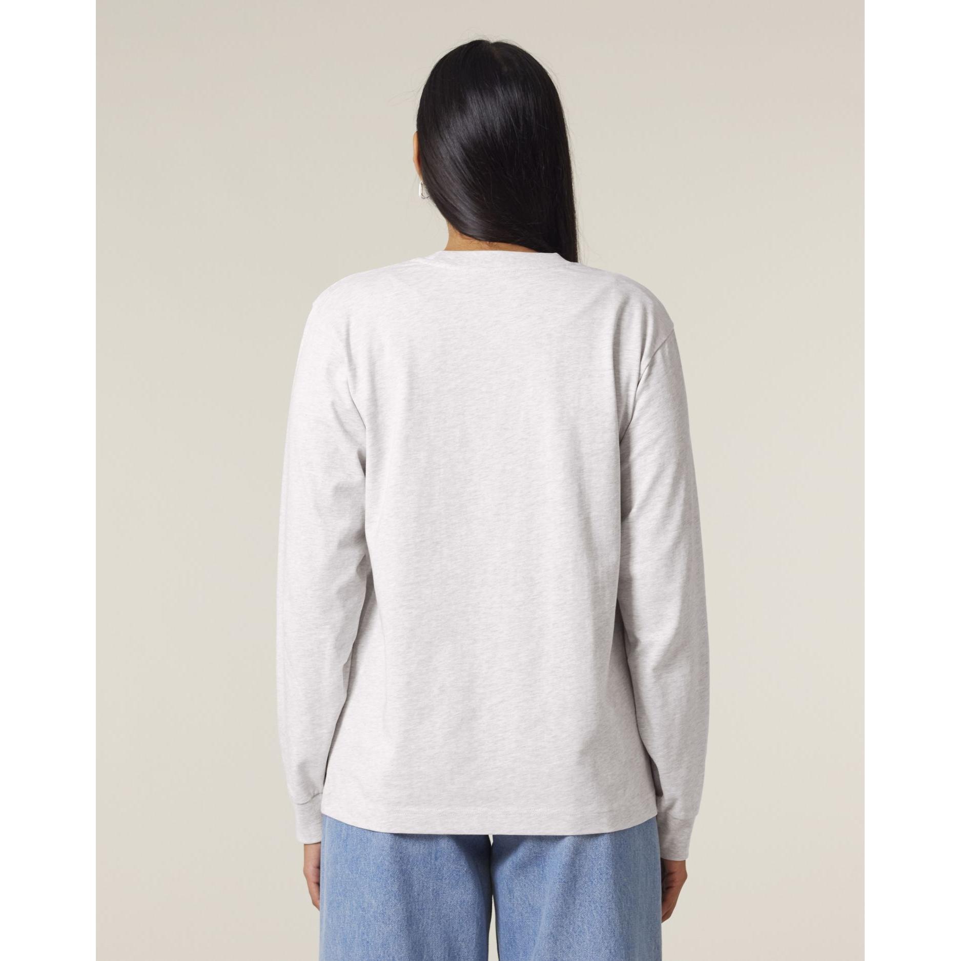 Tricou unisex cu mânecă lungă Freestyler Cool Heather Grey XL