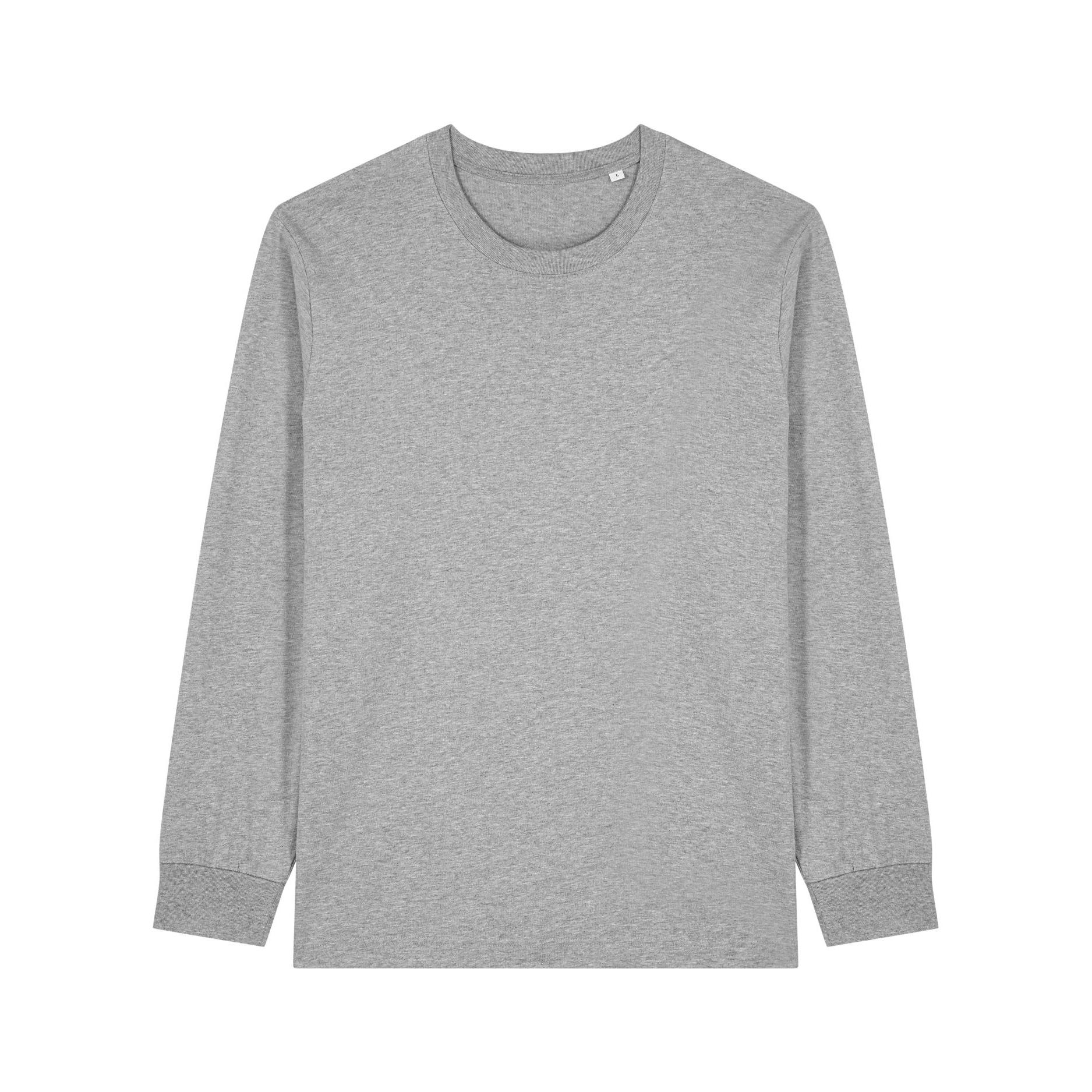 Tricou unisex cu mânecă lungă Freestyler Heather Grey