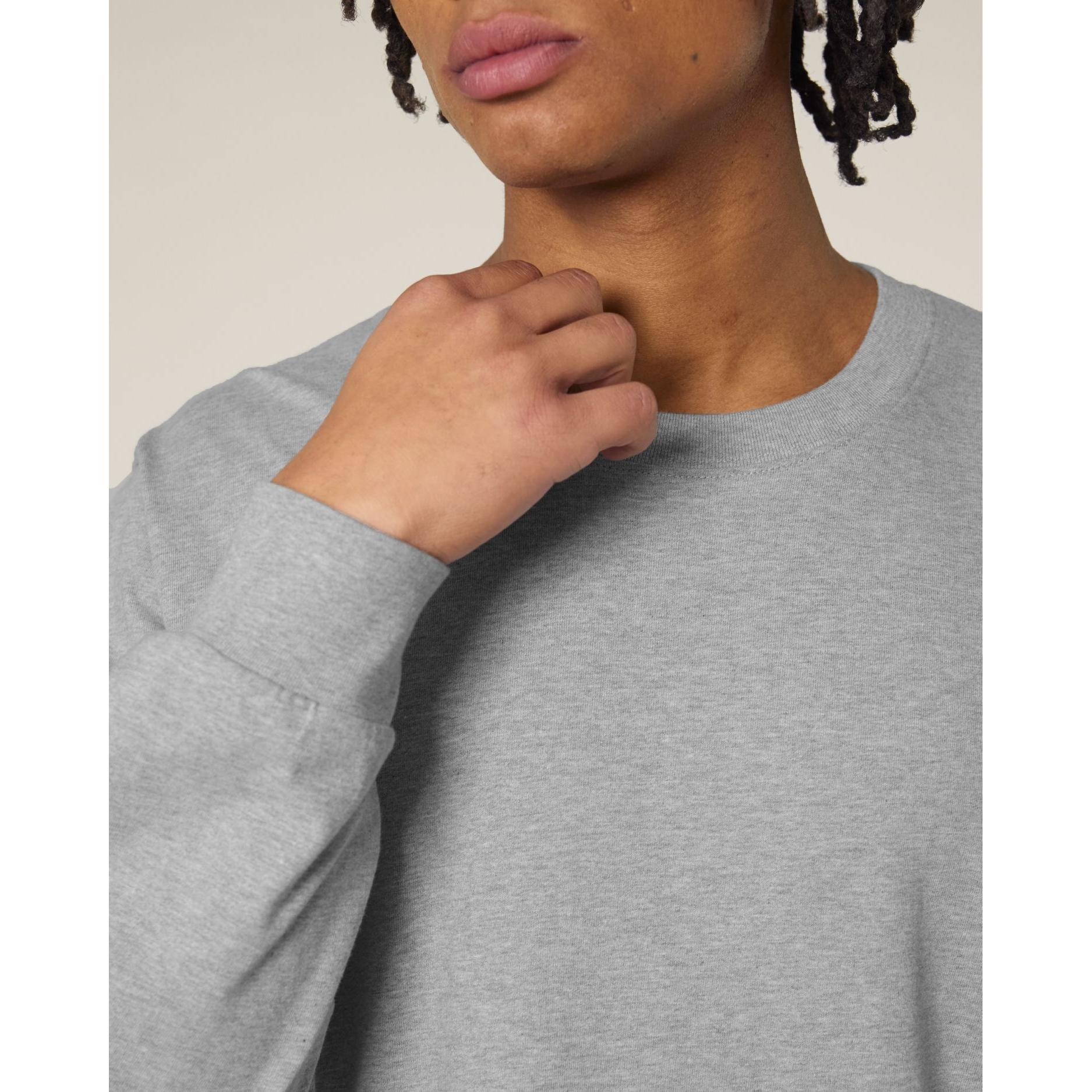 Tricou unisex cu mânecă lungă Freestyler Heather Grey XL