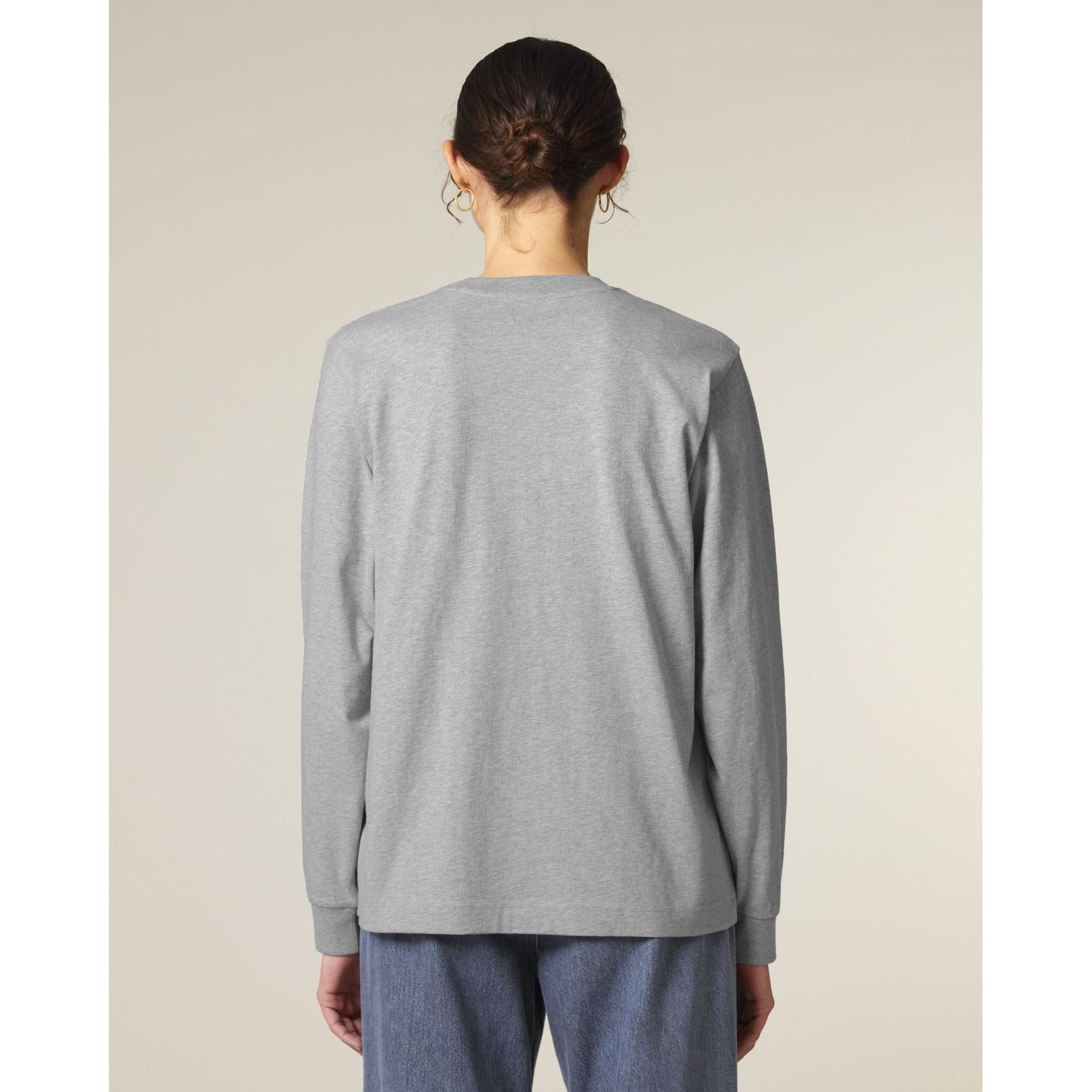 Tricou unisex cu mânecă lungă Freestyler Heather Grey XL