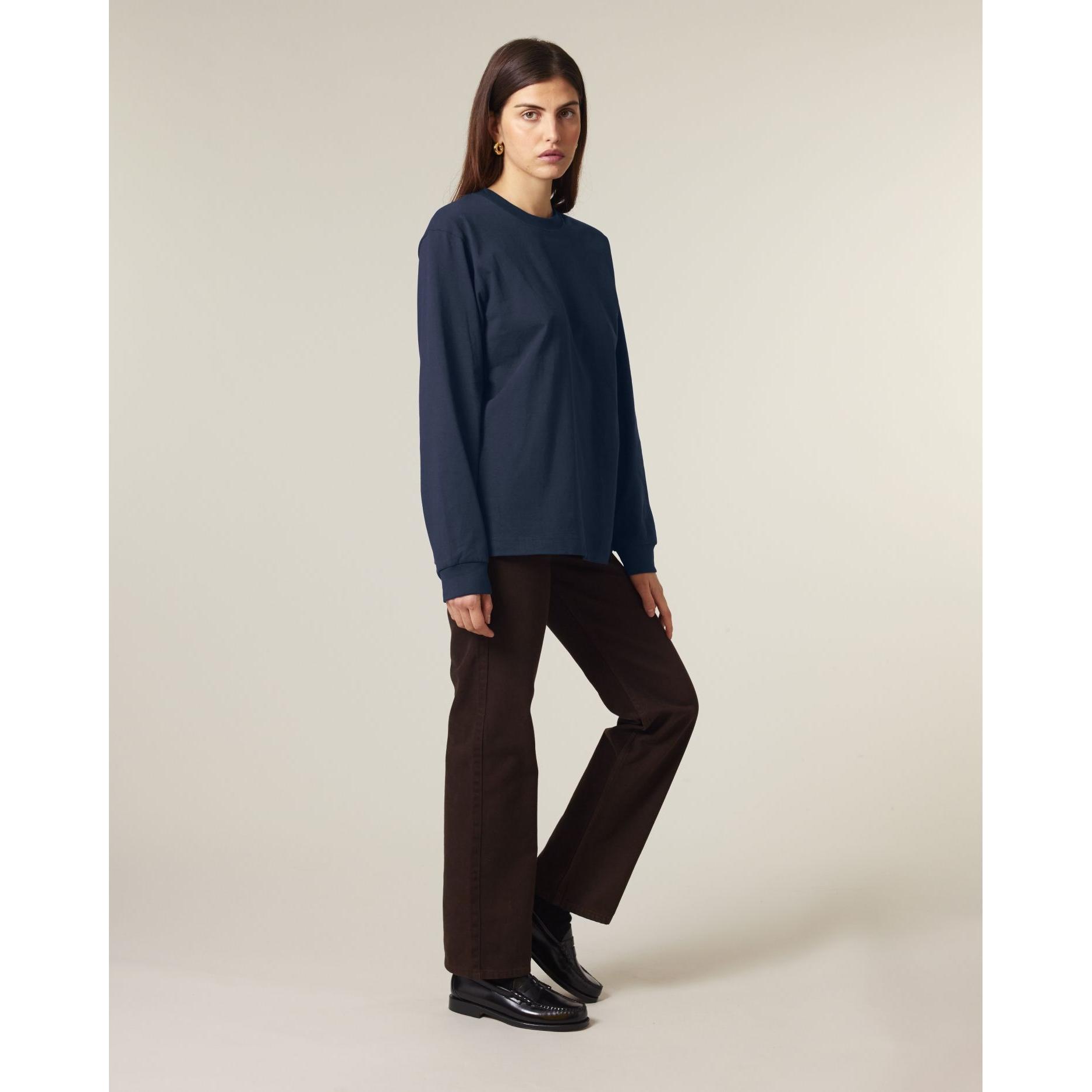 Tricou unisex cu mânecă lungă Freestyler French Navy L