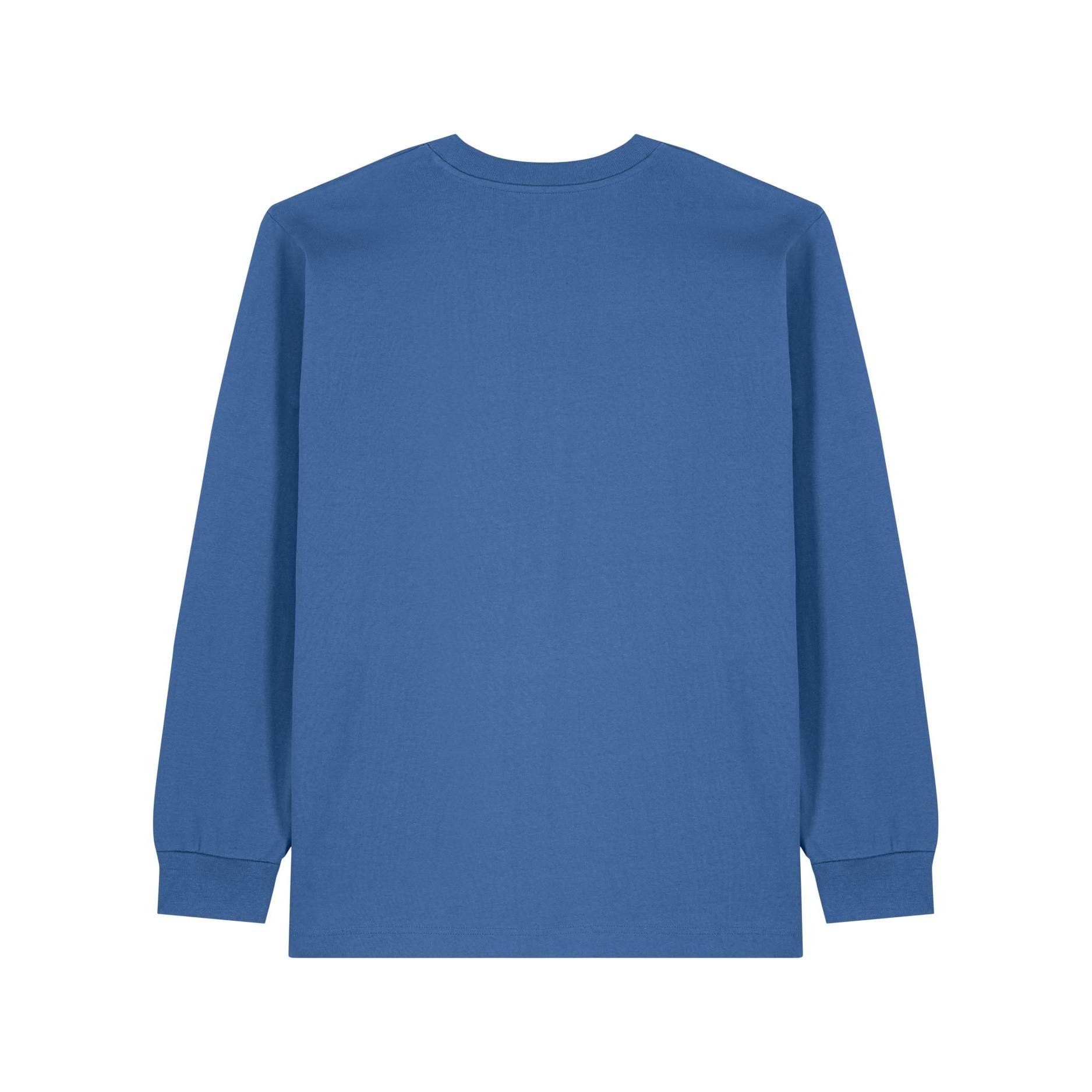 Tricou unisex cu mânecă lungă Freestyler Mindful Blue L