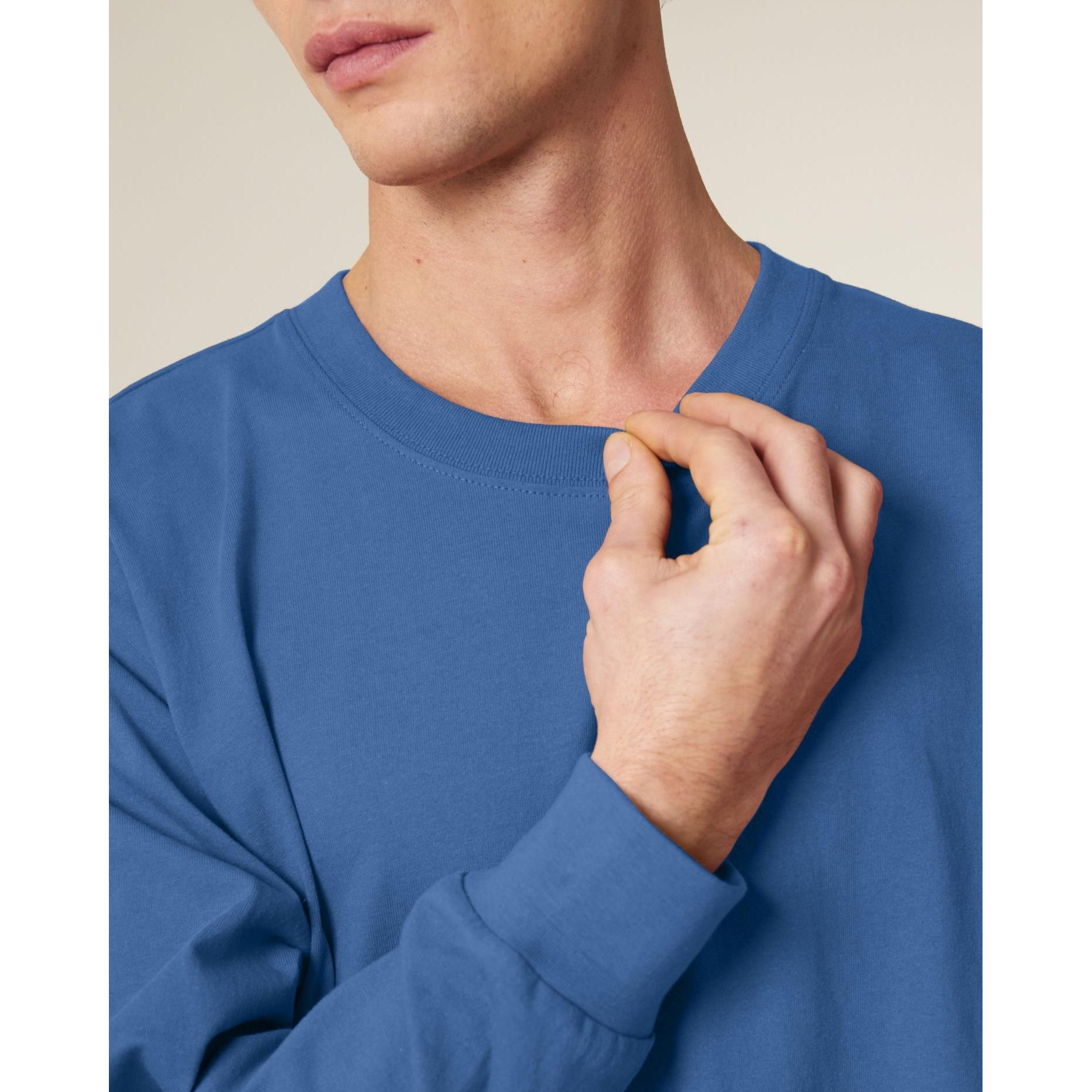 Tricou unisex cu mânecă lungă Freestyler Mindful Blue L