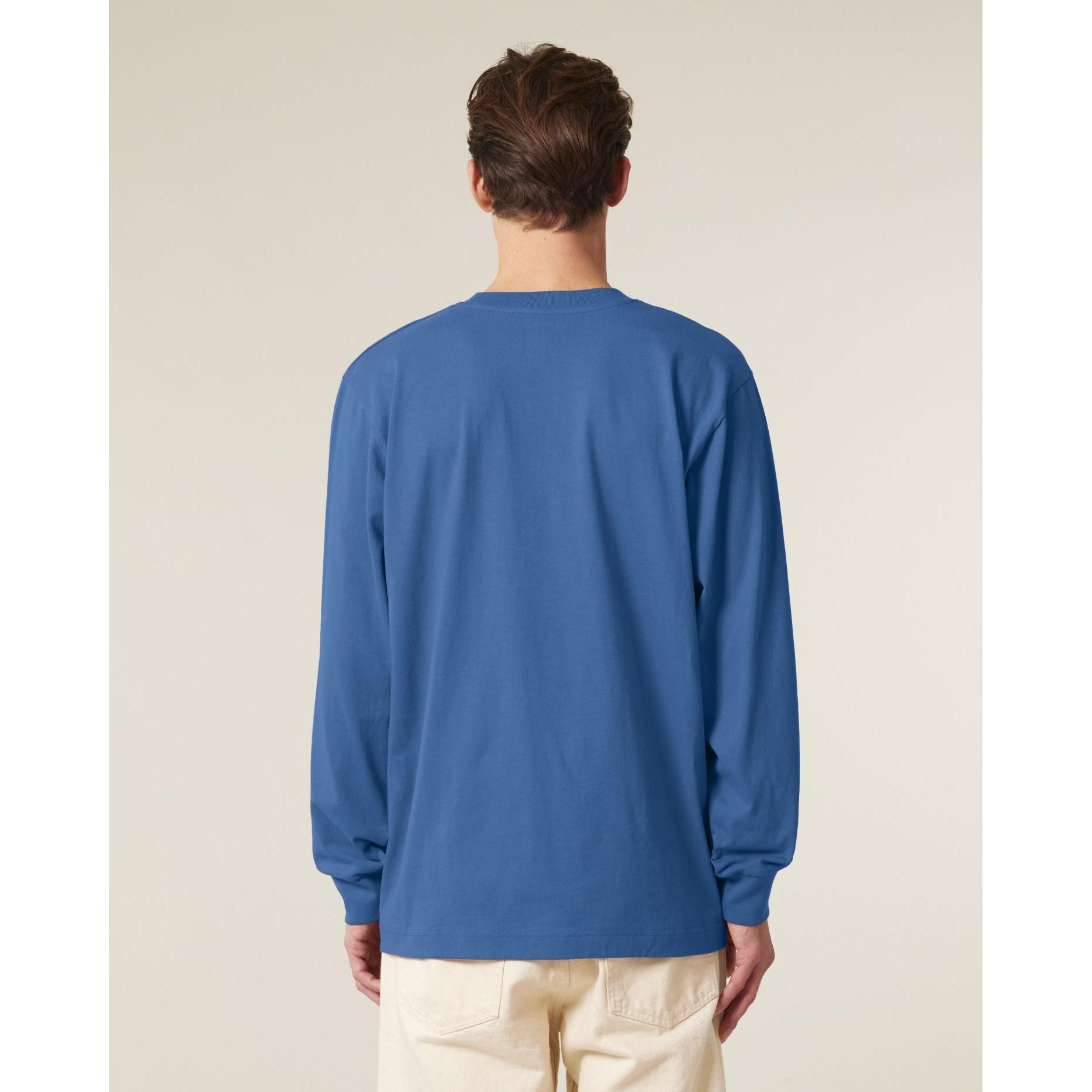 Tricou unisex cu mânecă lungă Freestyler Mindful Blue L