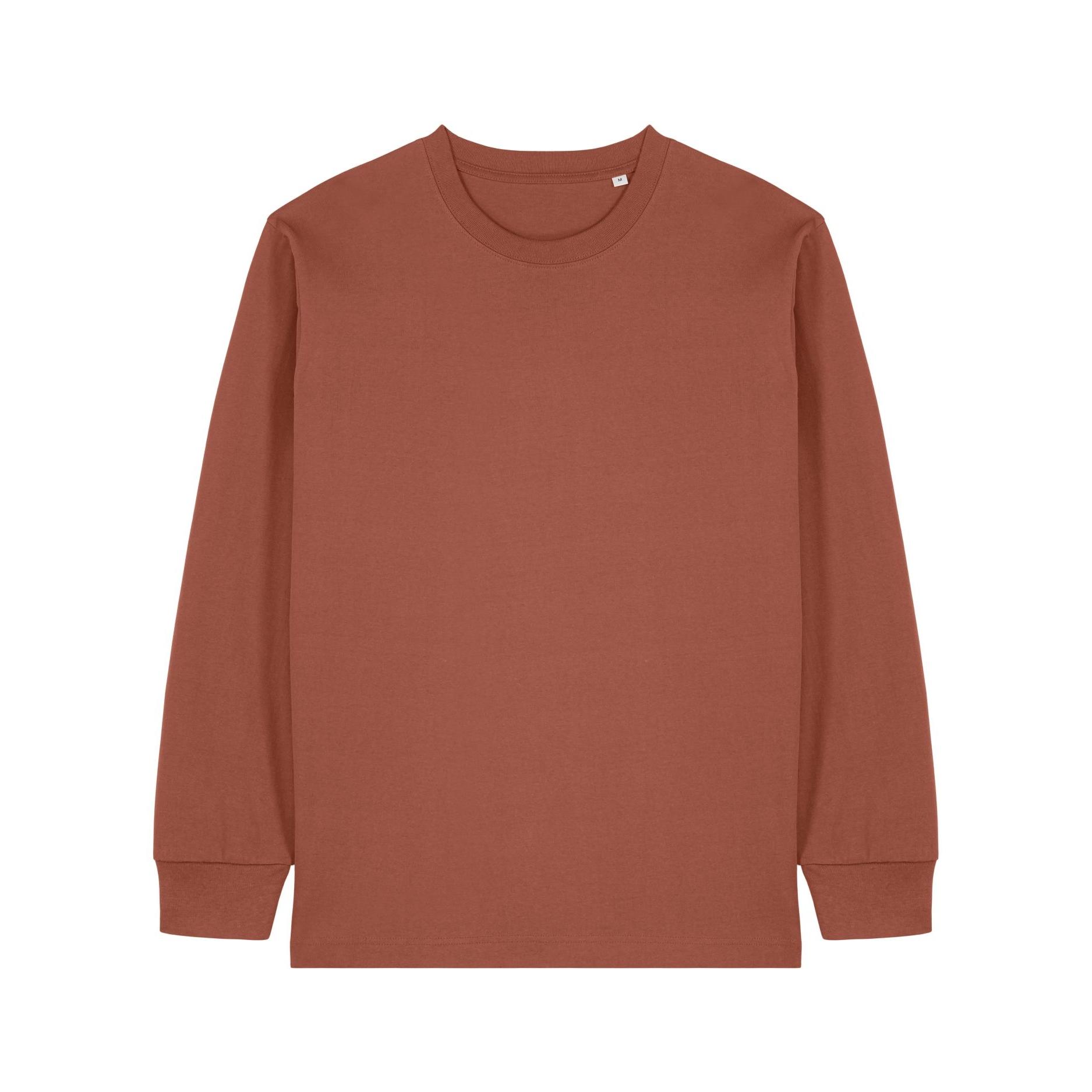 Tricou unisex cu mânecă lungă Freestyler Heritage Brown