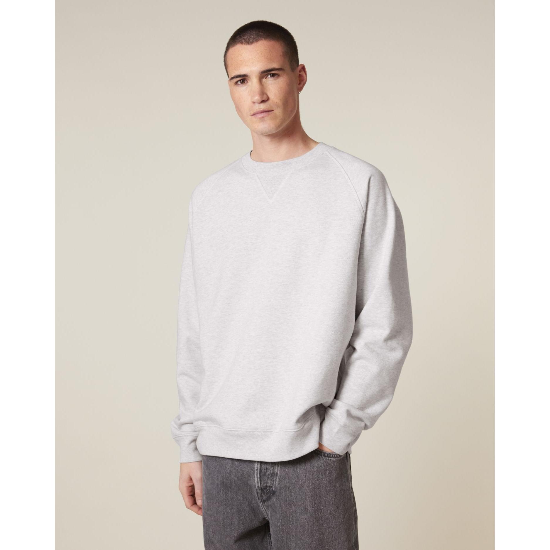 Bluză unisex Knoxer Cool Heather Grey L