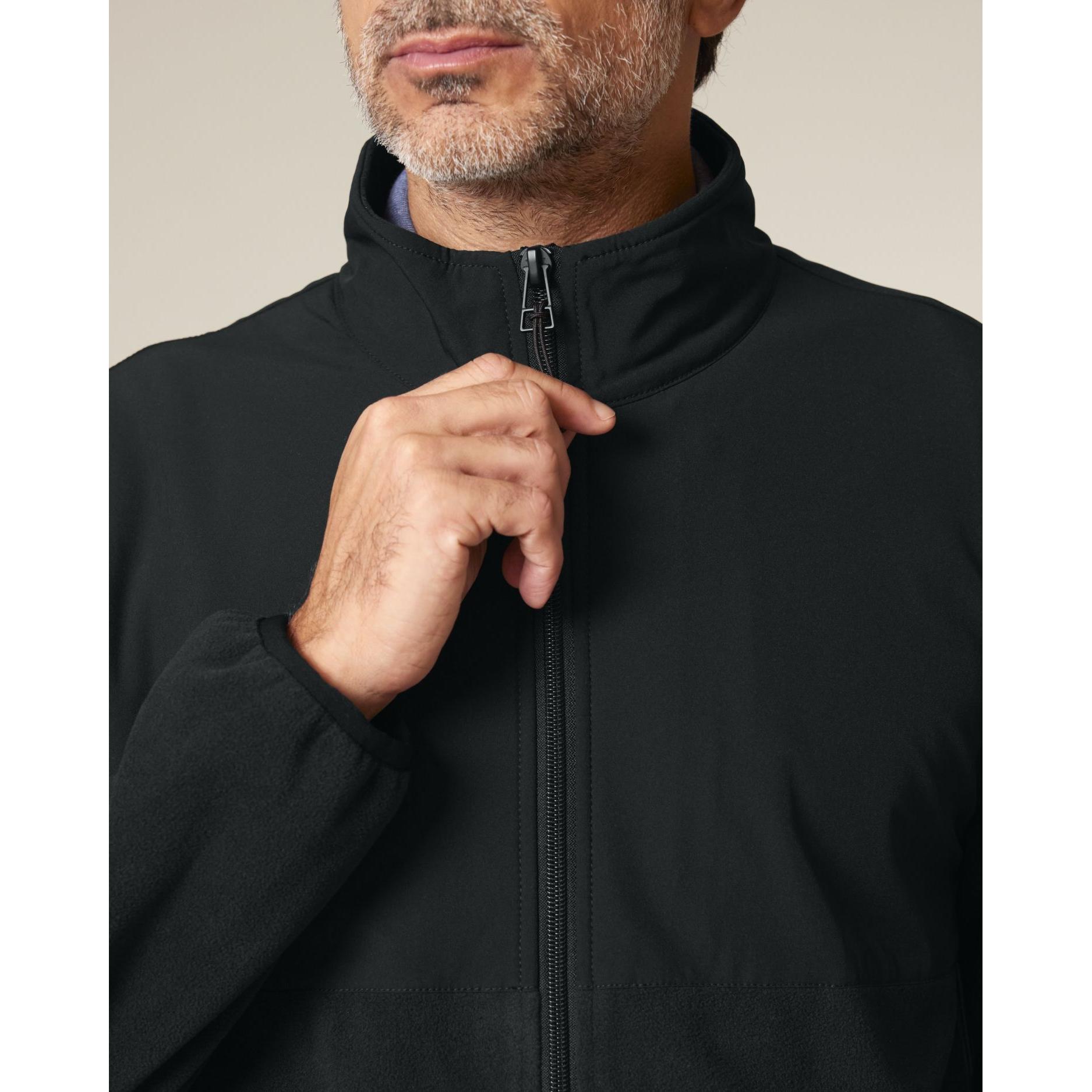 Jachetă necăptușită unisex Trekker Black M