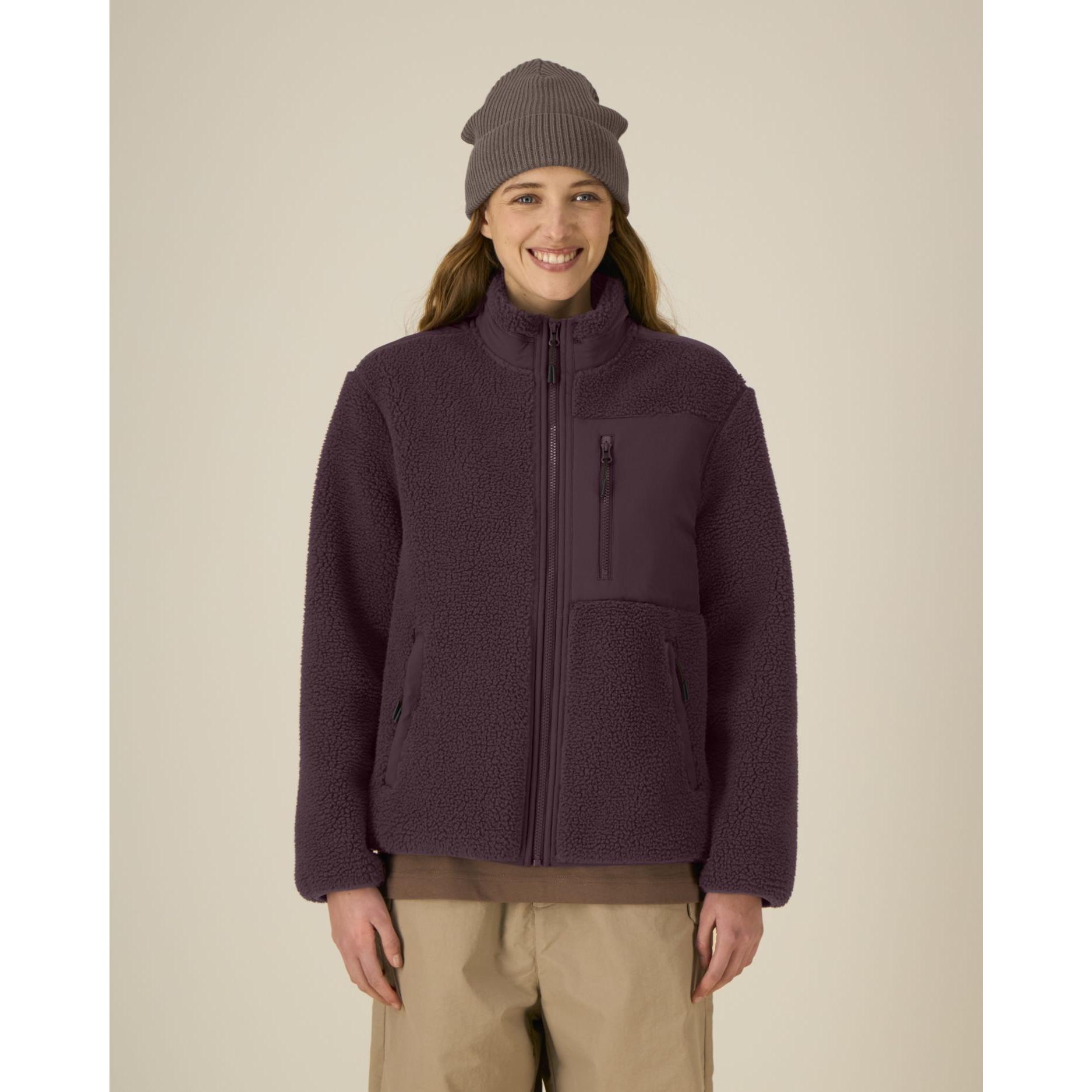 Jachetă necăptușită unisex Brooker Red Brown 3XL