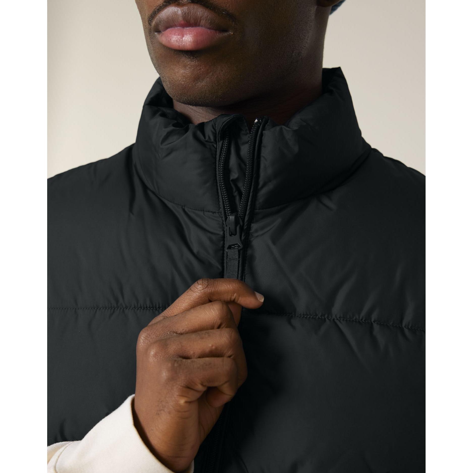 Jachetă matlasată unisex Puffer Gilet Black M