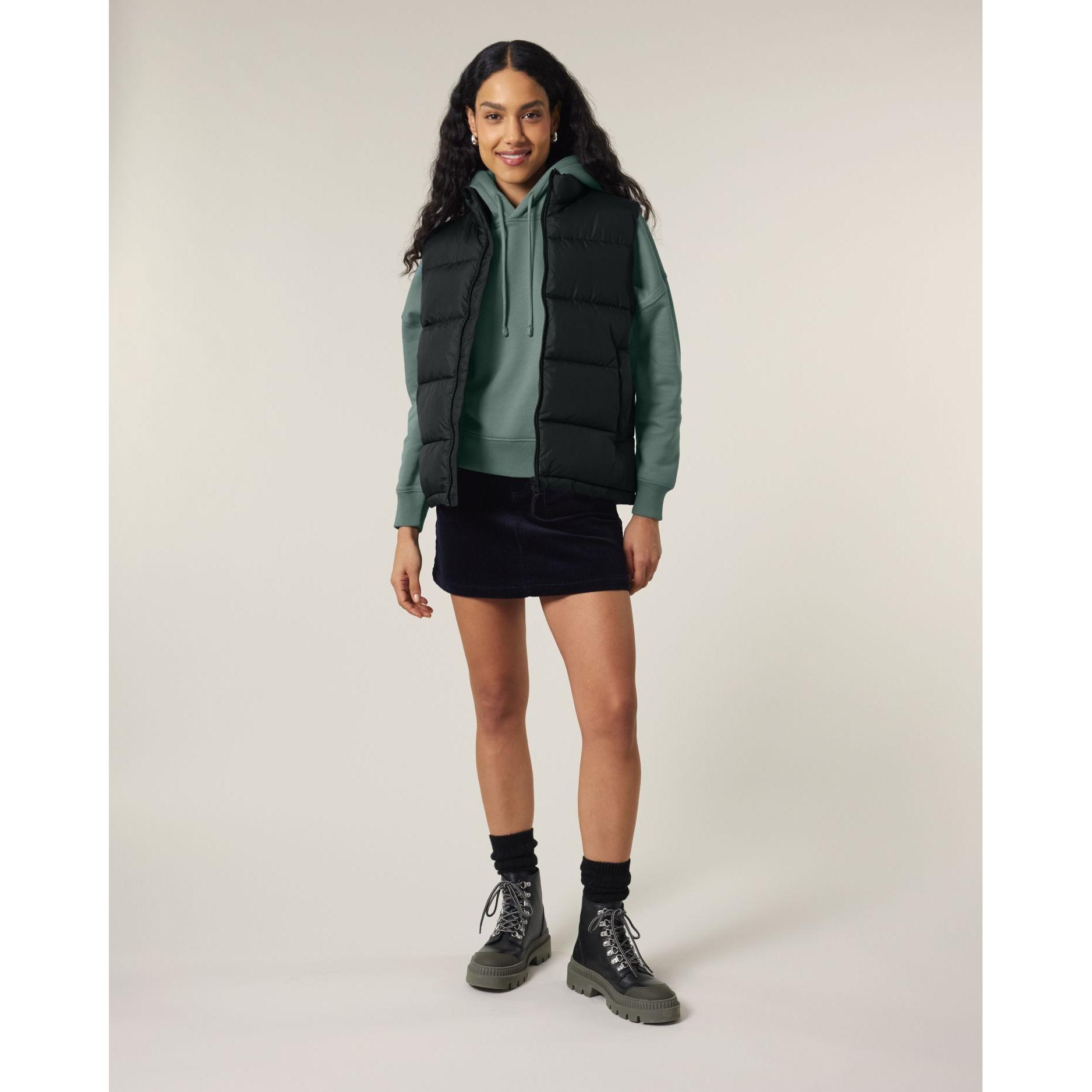 Jachetă matlasată unisex Puffer Gilet Black M