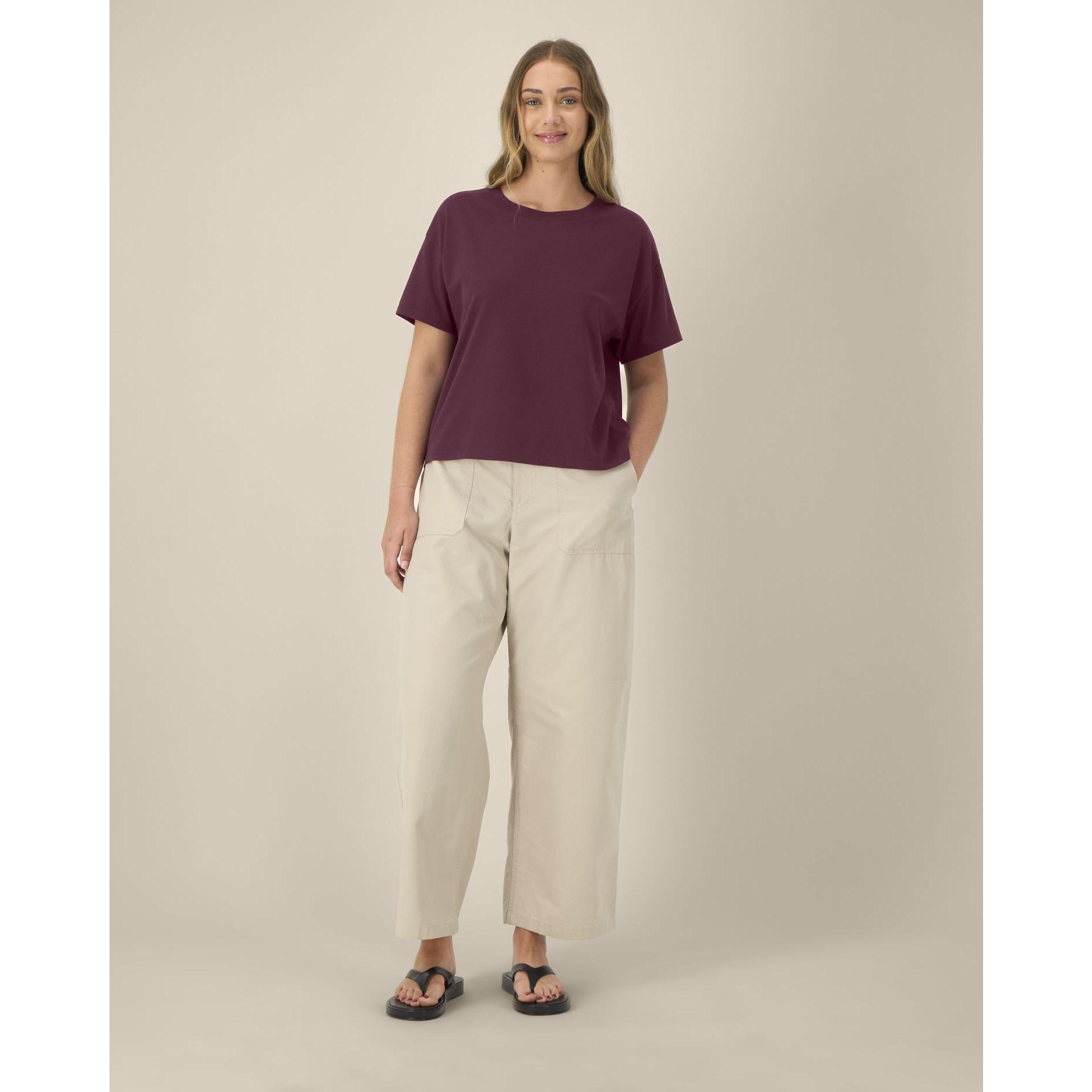 Tricouri pentru femei Stella Etta Deep Plum M