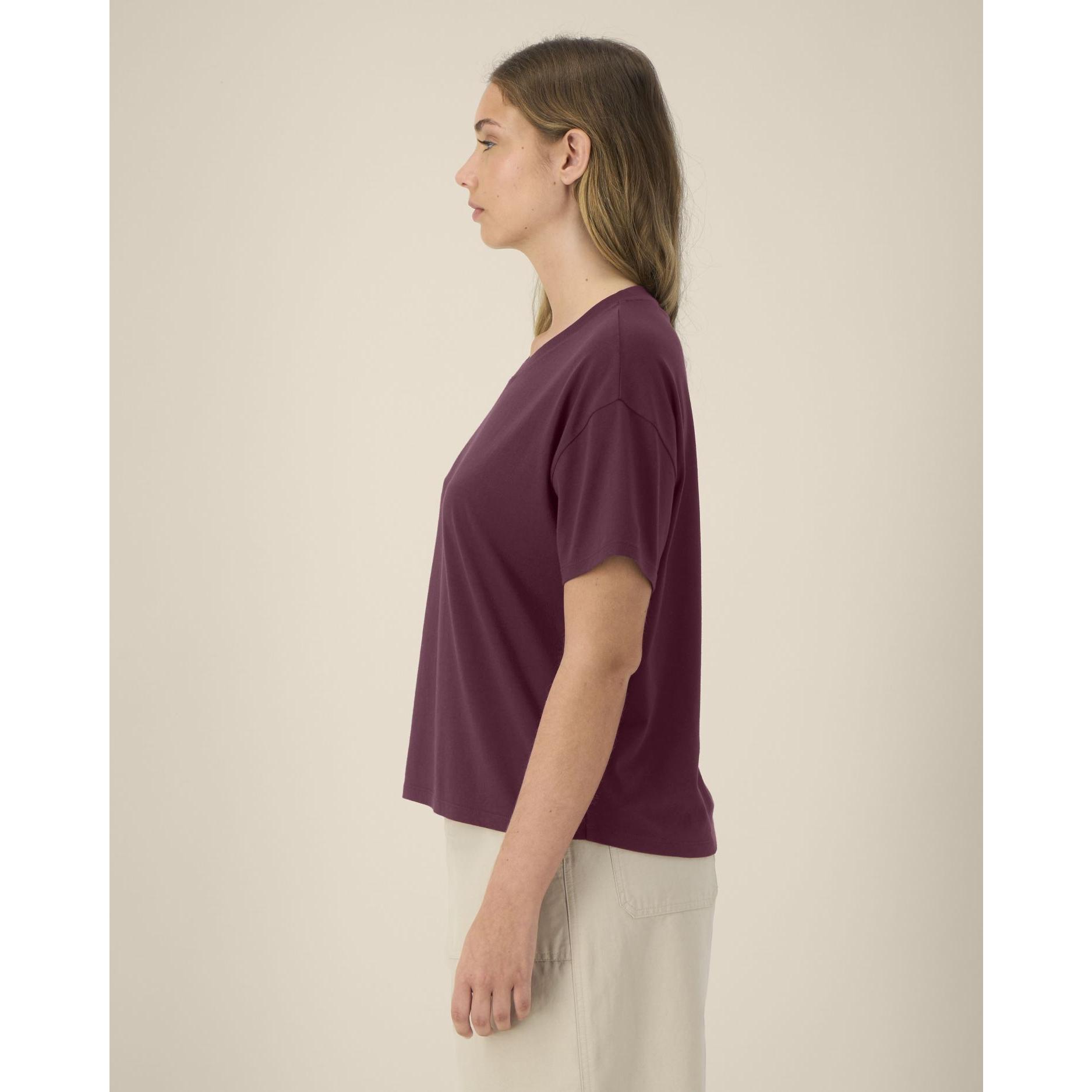 Tricouri pentru femei Stella Etta Deep Plum M