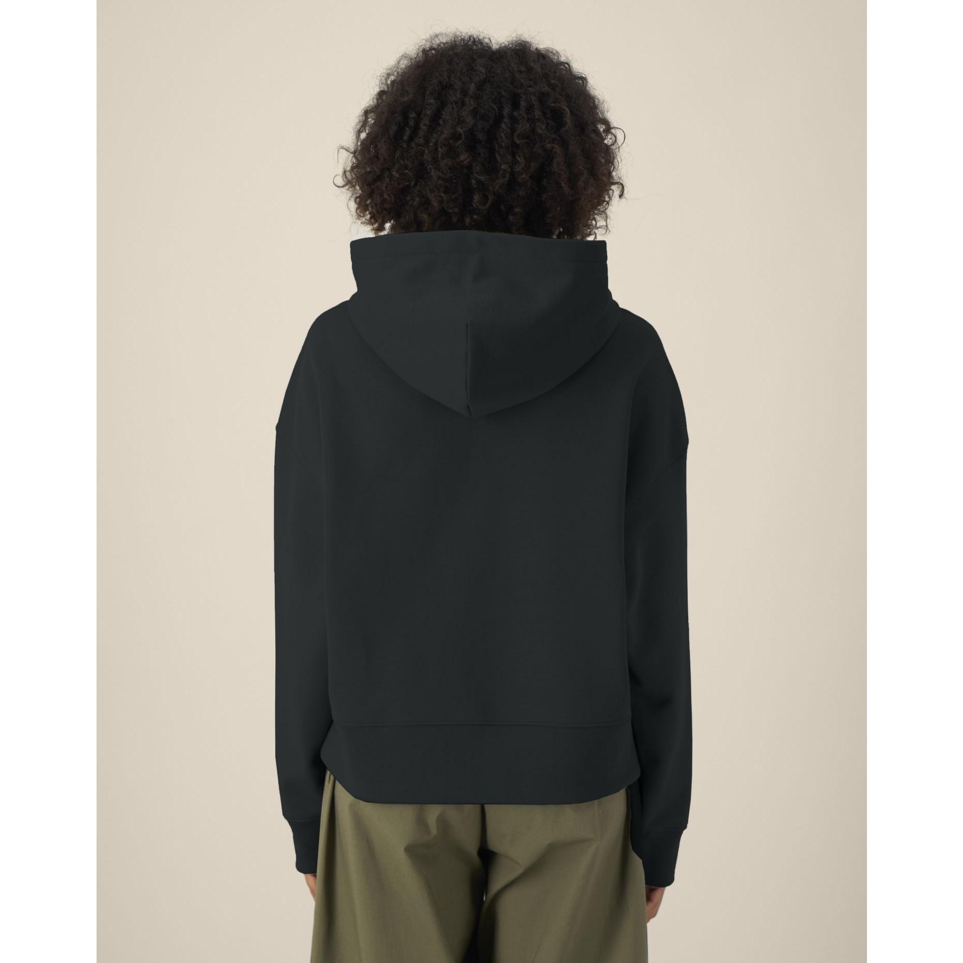Hanorac cu glugă unisex Voicer Black 2XS