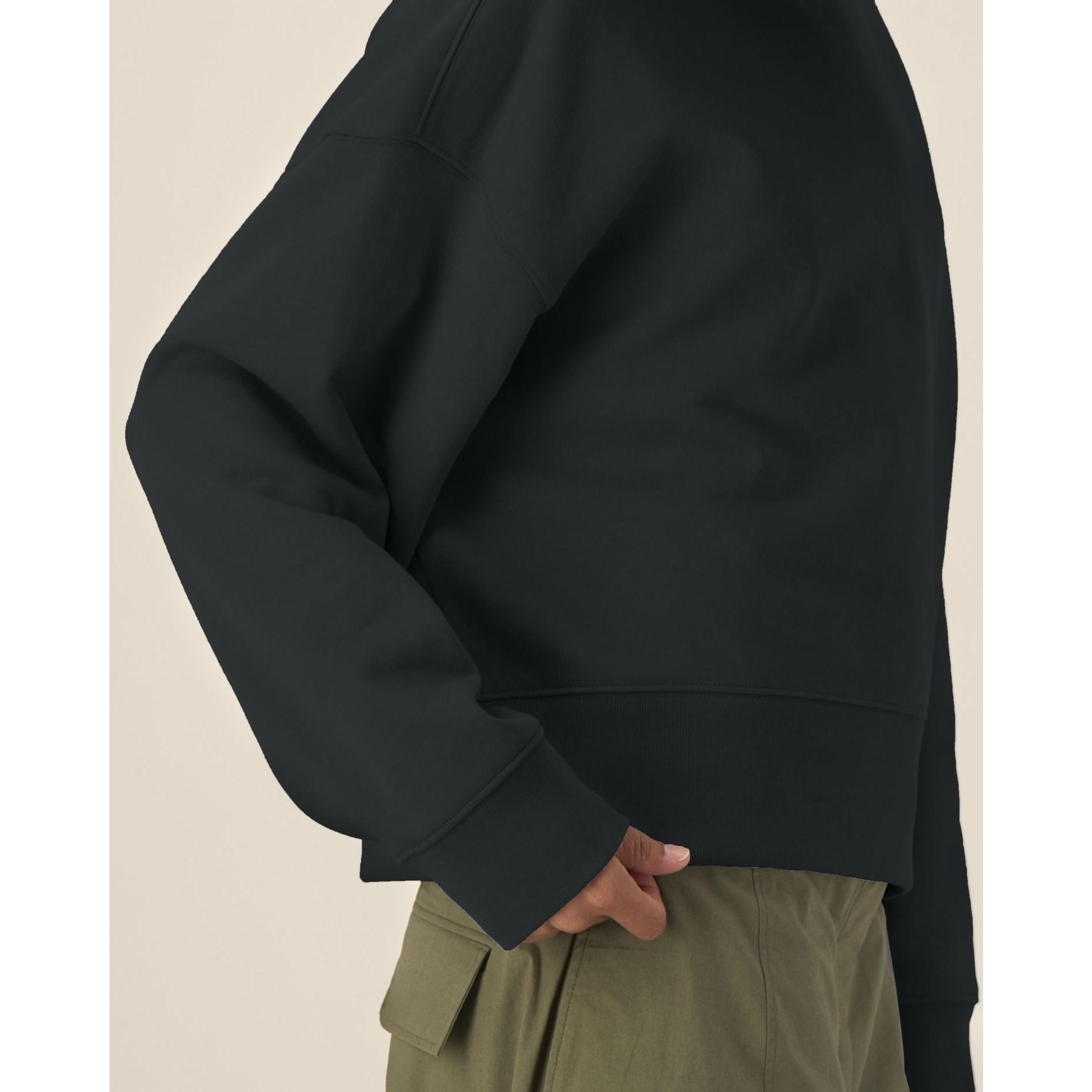 Hanorac cu glugă unisex Voicer Black 2XS
