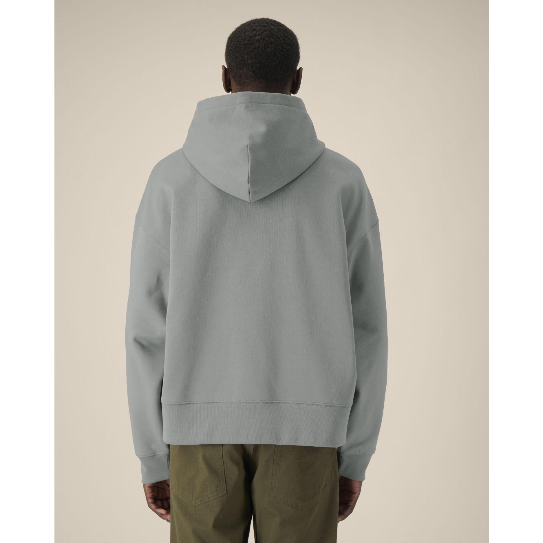 Hanorac cu glugă unisex Voicer Misty Grey 3XL