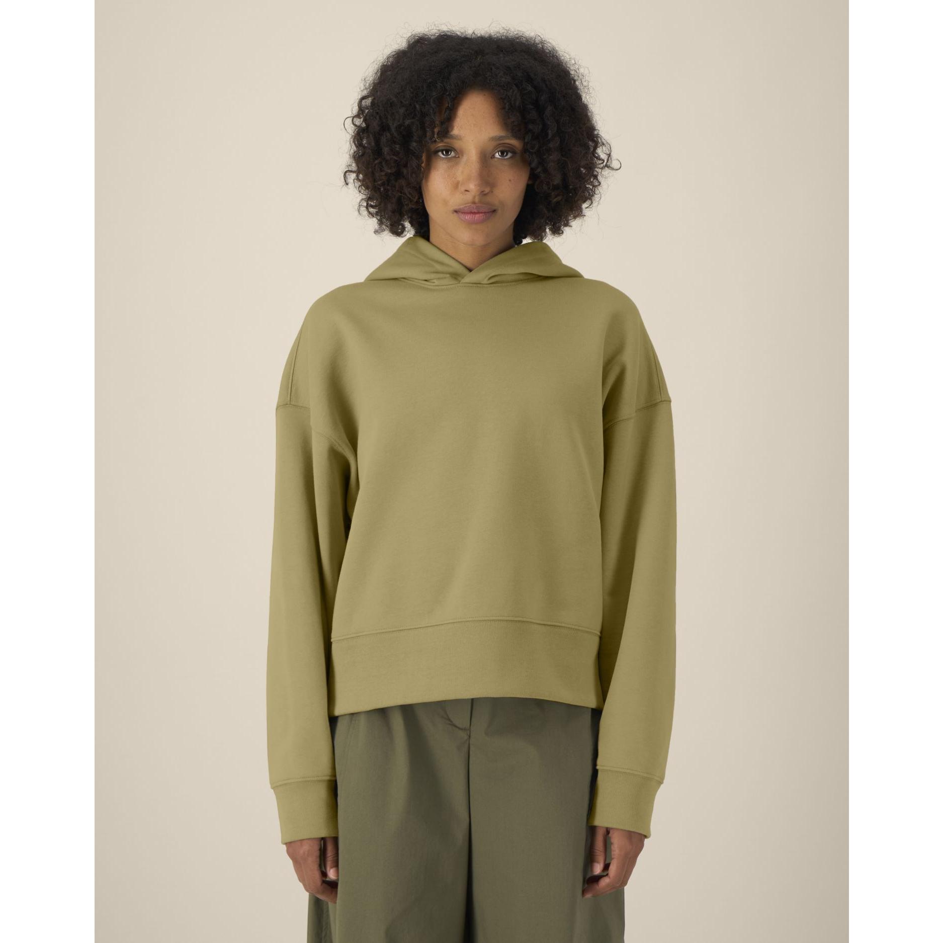 Hanorac cu glugă unisex Voicer Faded Olive 2XS