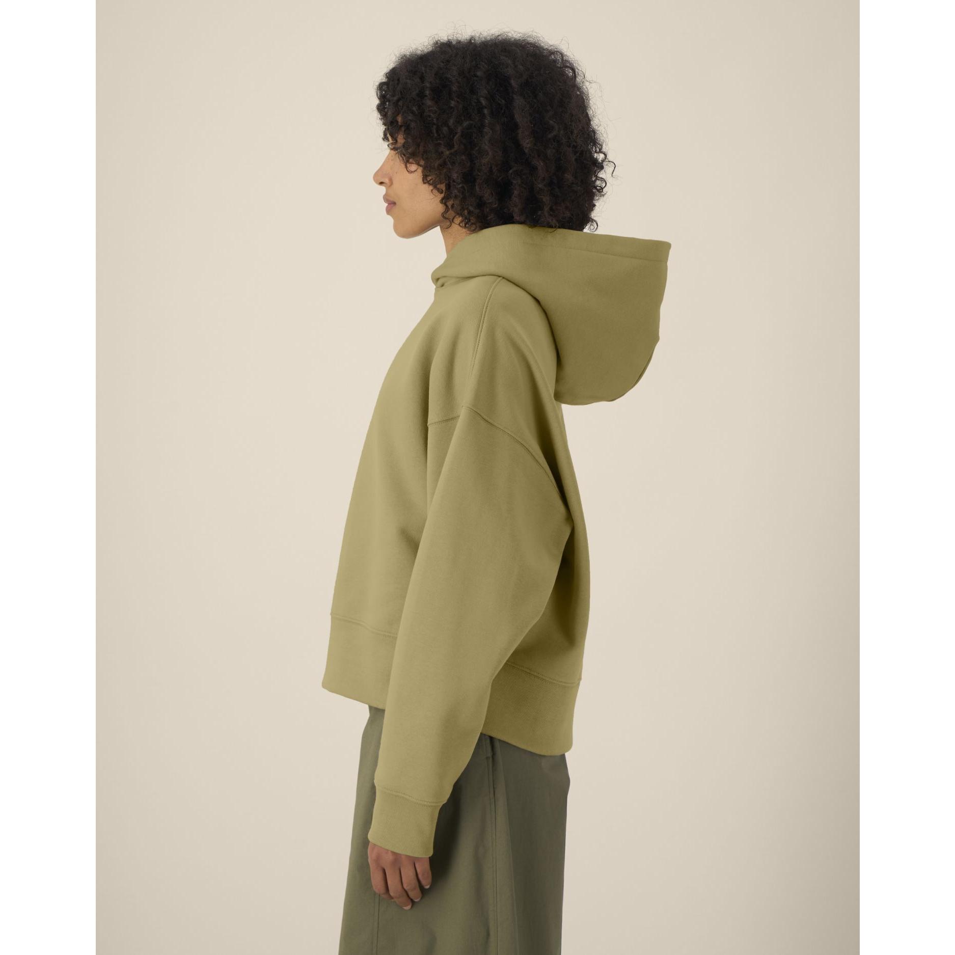 Hanorac cu glugă unisex Voicer Faded Olive 2XS