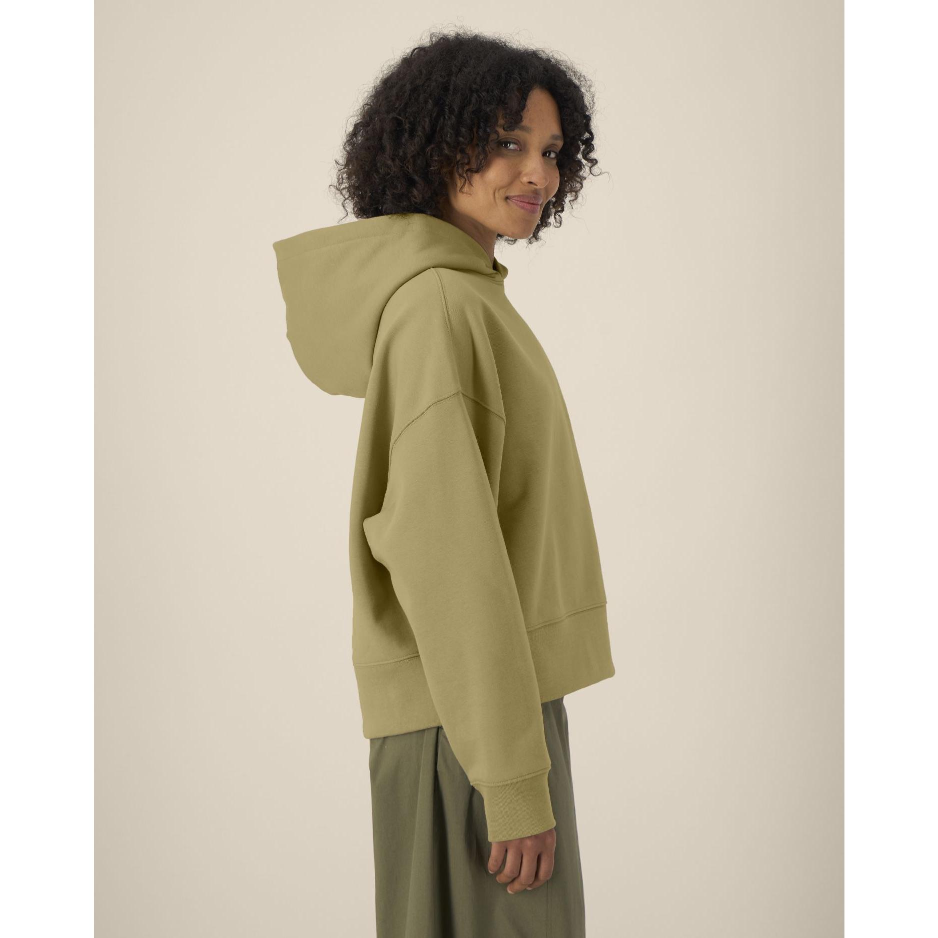 Hanorac cu glugă unisex Voicer Faded Olive 2XS