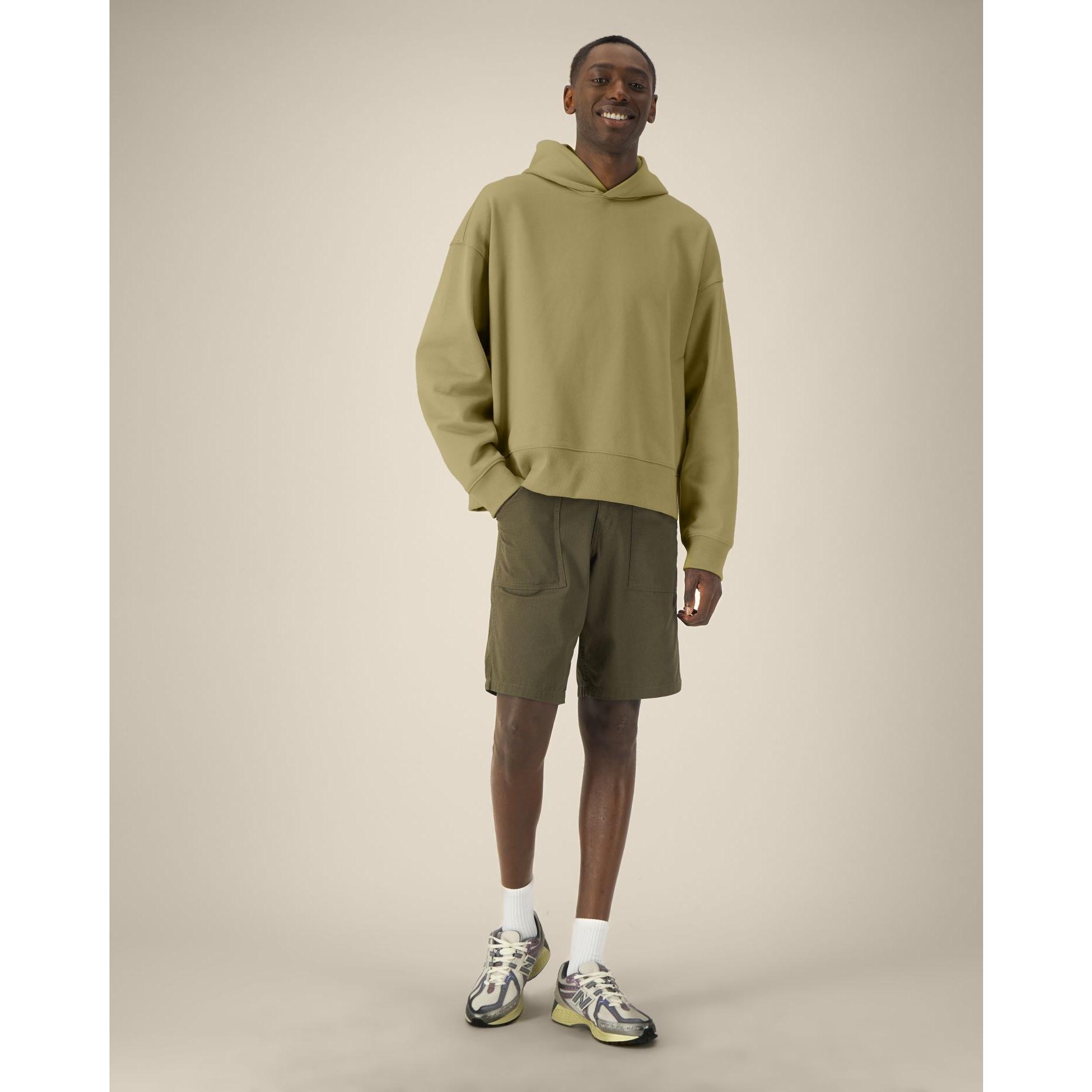 Hanorac cu glugă unisex Voicer Faded Olive 2XS