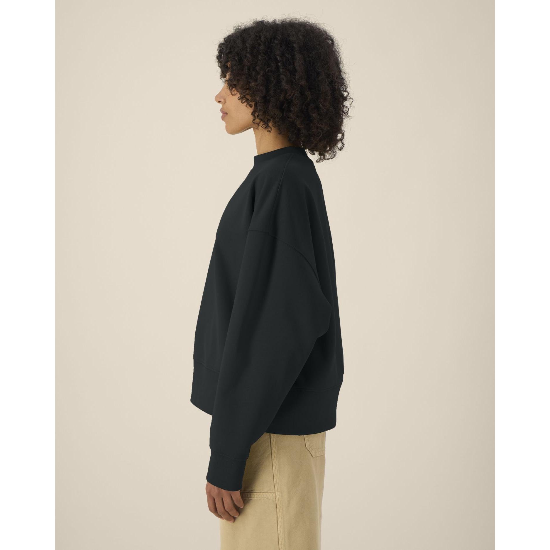 Hanorac la baza gâtului unisex Ryler Black 2XS