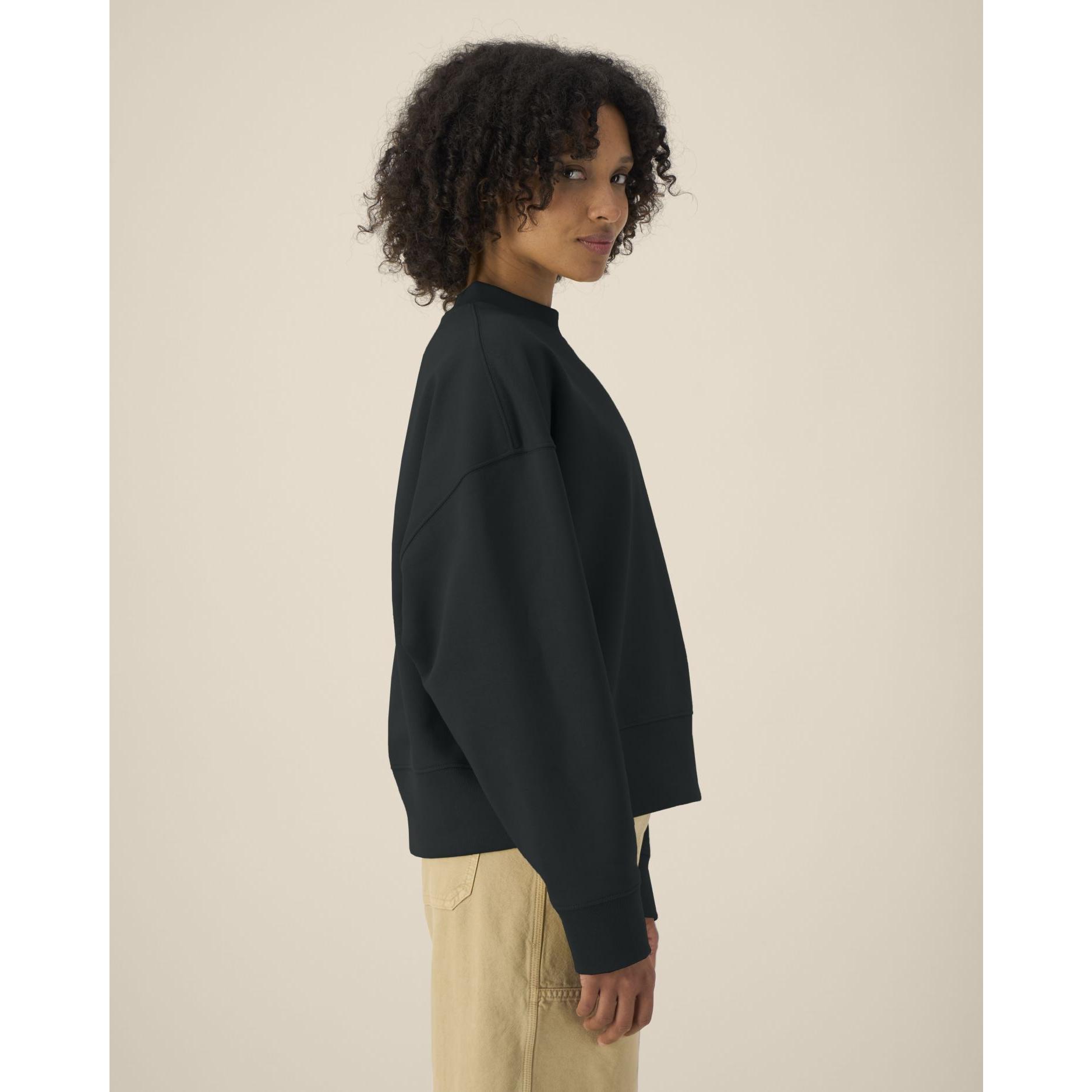 Hanorac la baza gâtului unisex Ryler Black 2XS