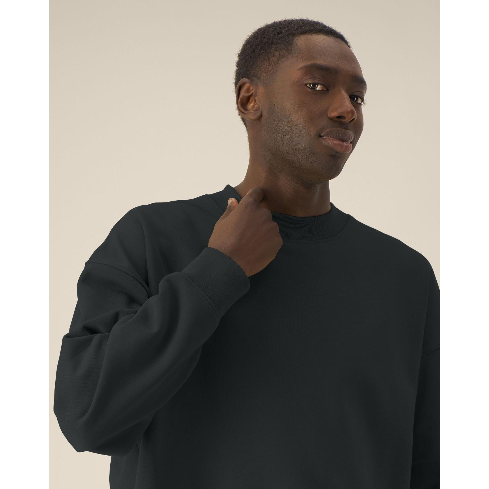 Hanorac la baza gâtului unisex Ryler Black 2XS