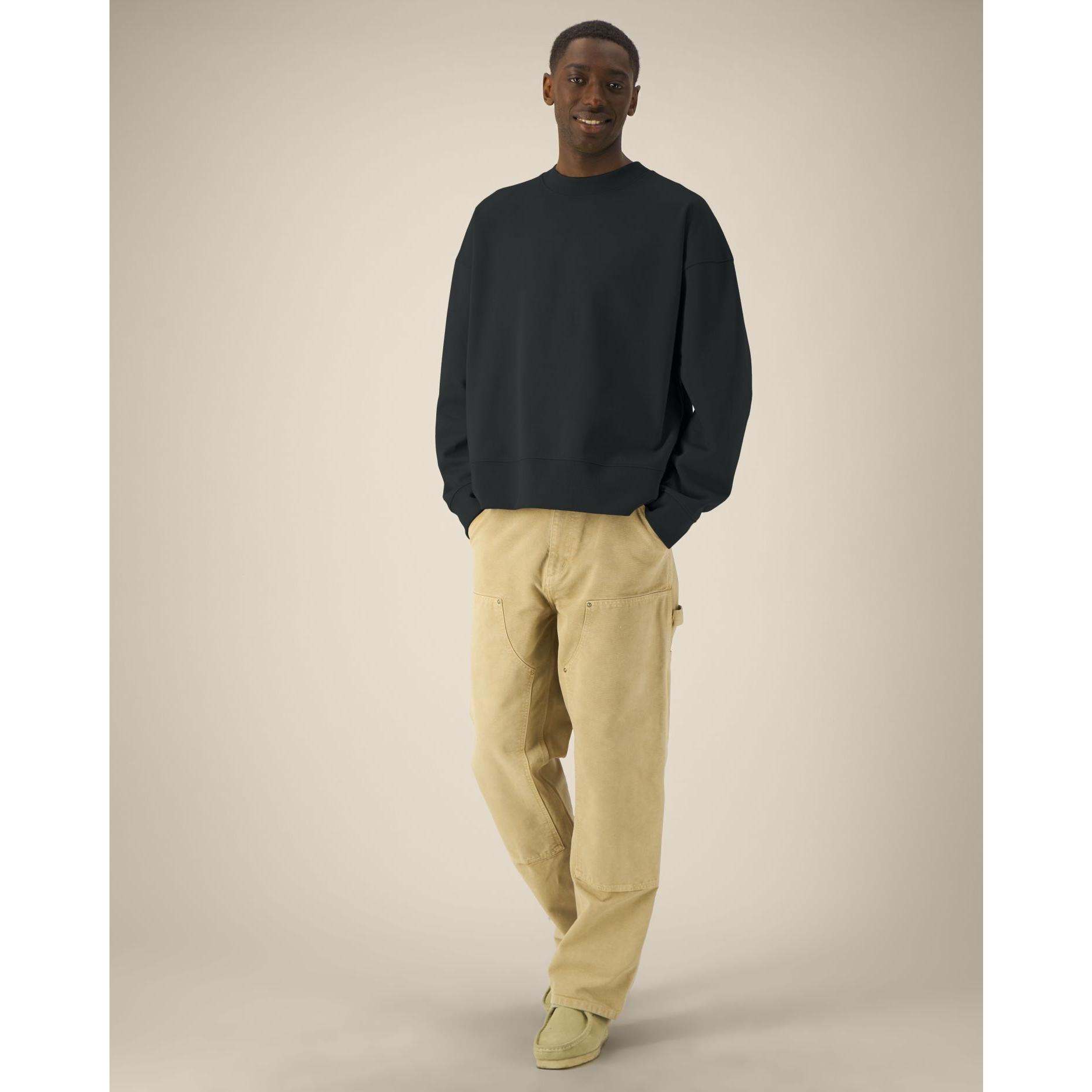 Hanorac la baza gâtului unisex Ryler Black 2XS