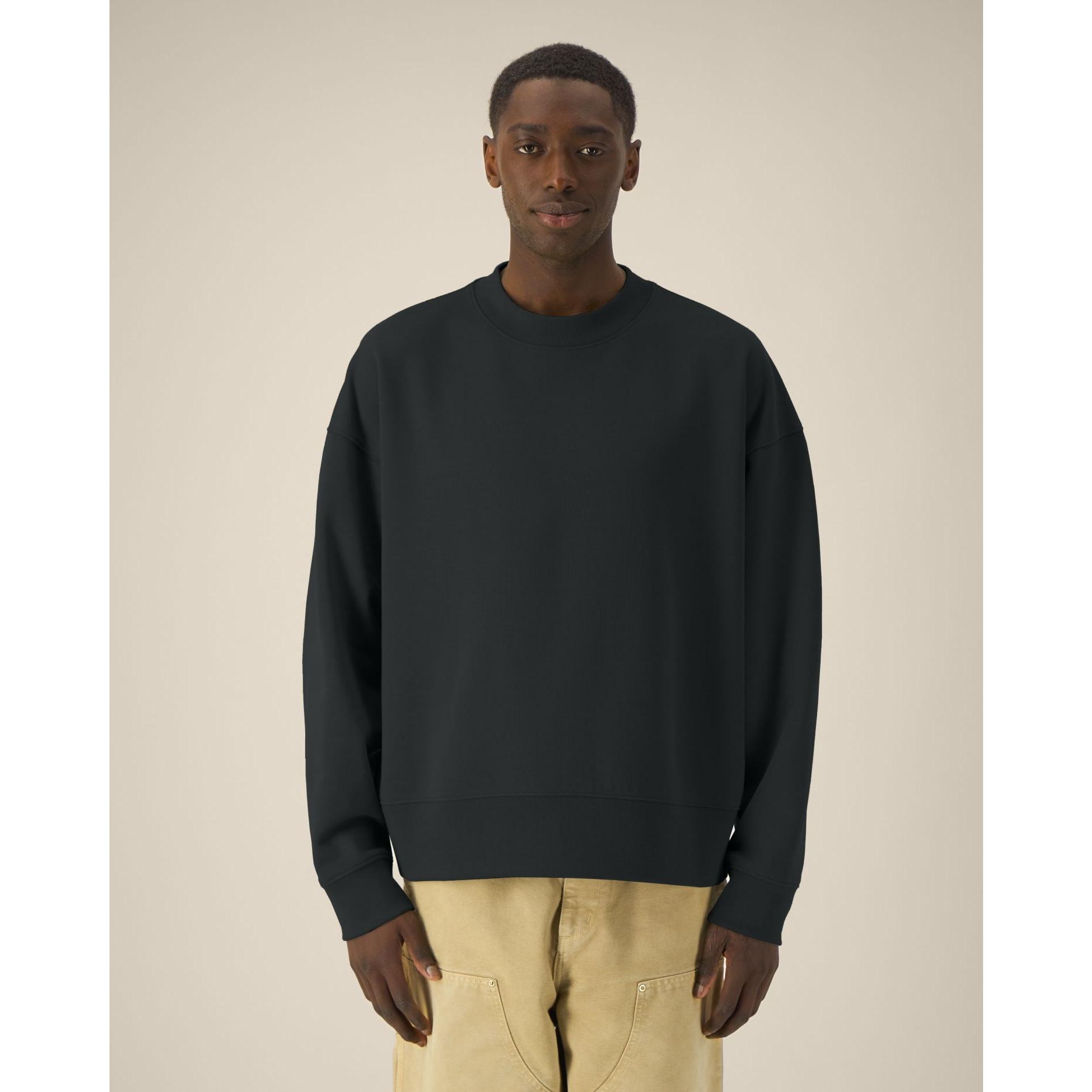 Hanorac la baza gâtului unisex Ryler Black 2XS
