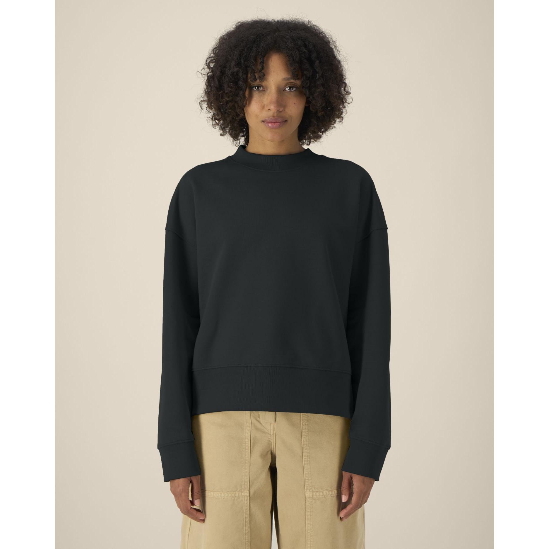 Hanorac la baza gâtului unisex Ryler Black 2XS