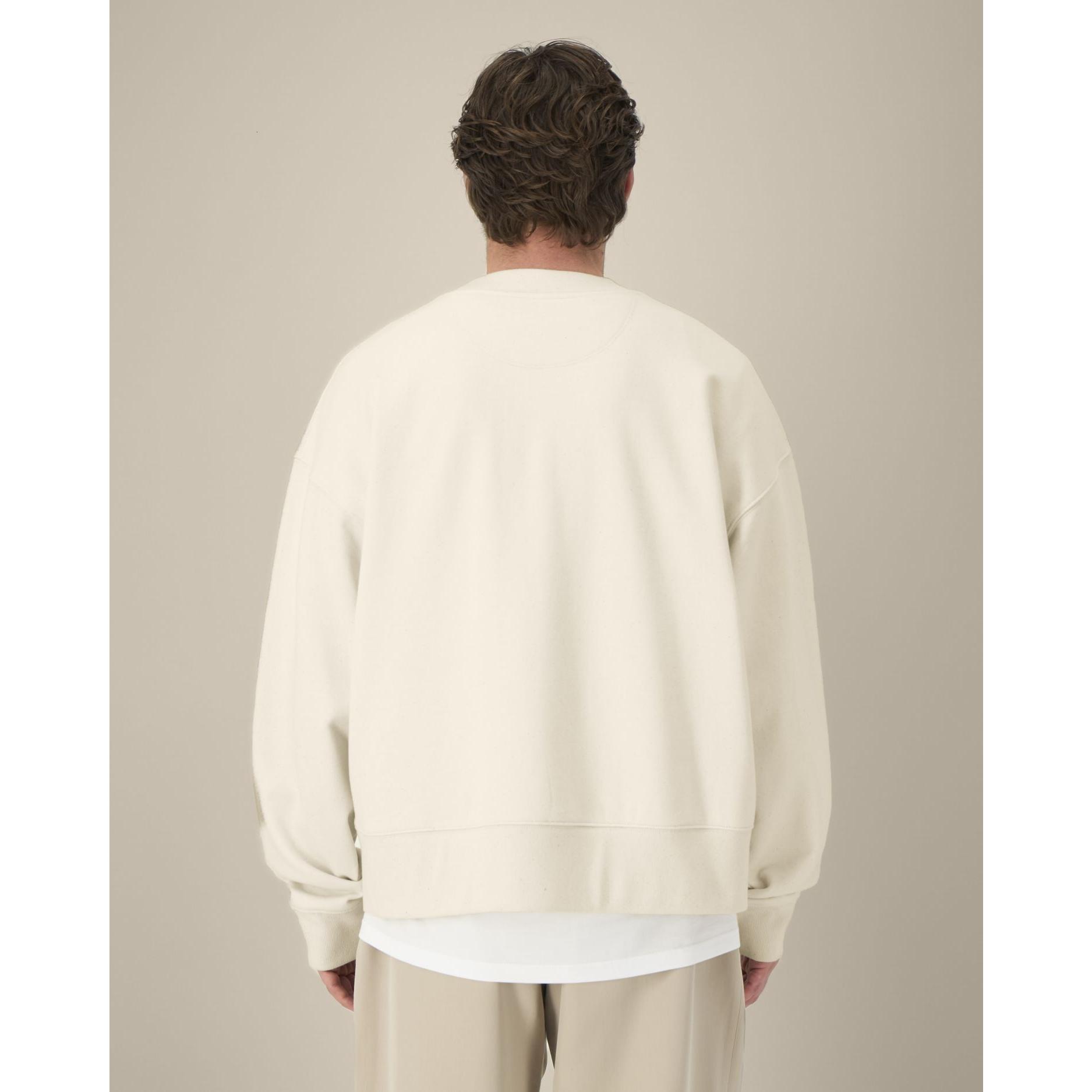 Hanorac la baza gâtului unisex Ryler Natural Raw 2XS