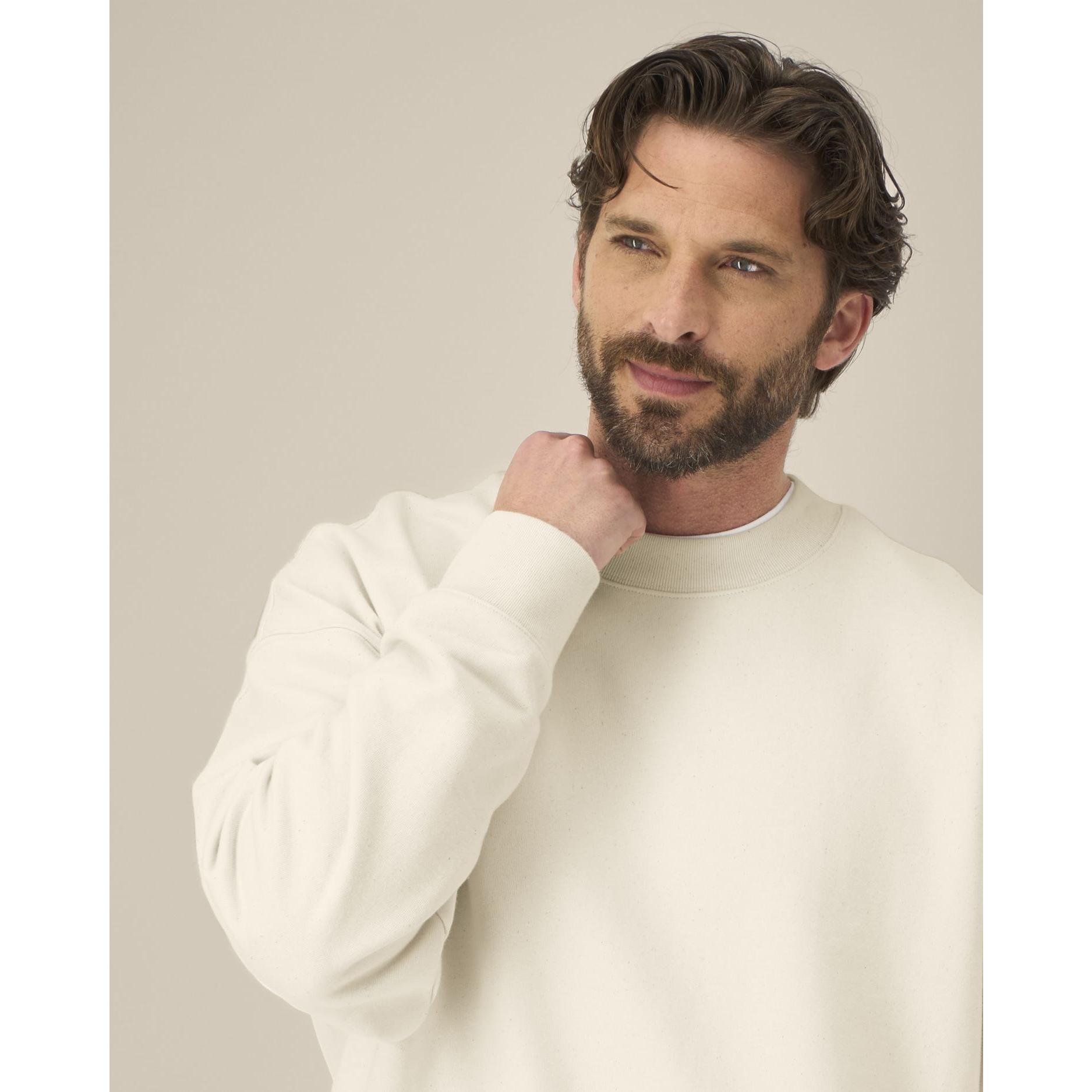 Hanorac la baza gâtului unisex Ryler Natural Raw 2XS
