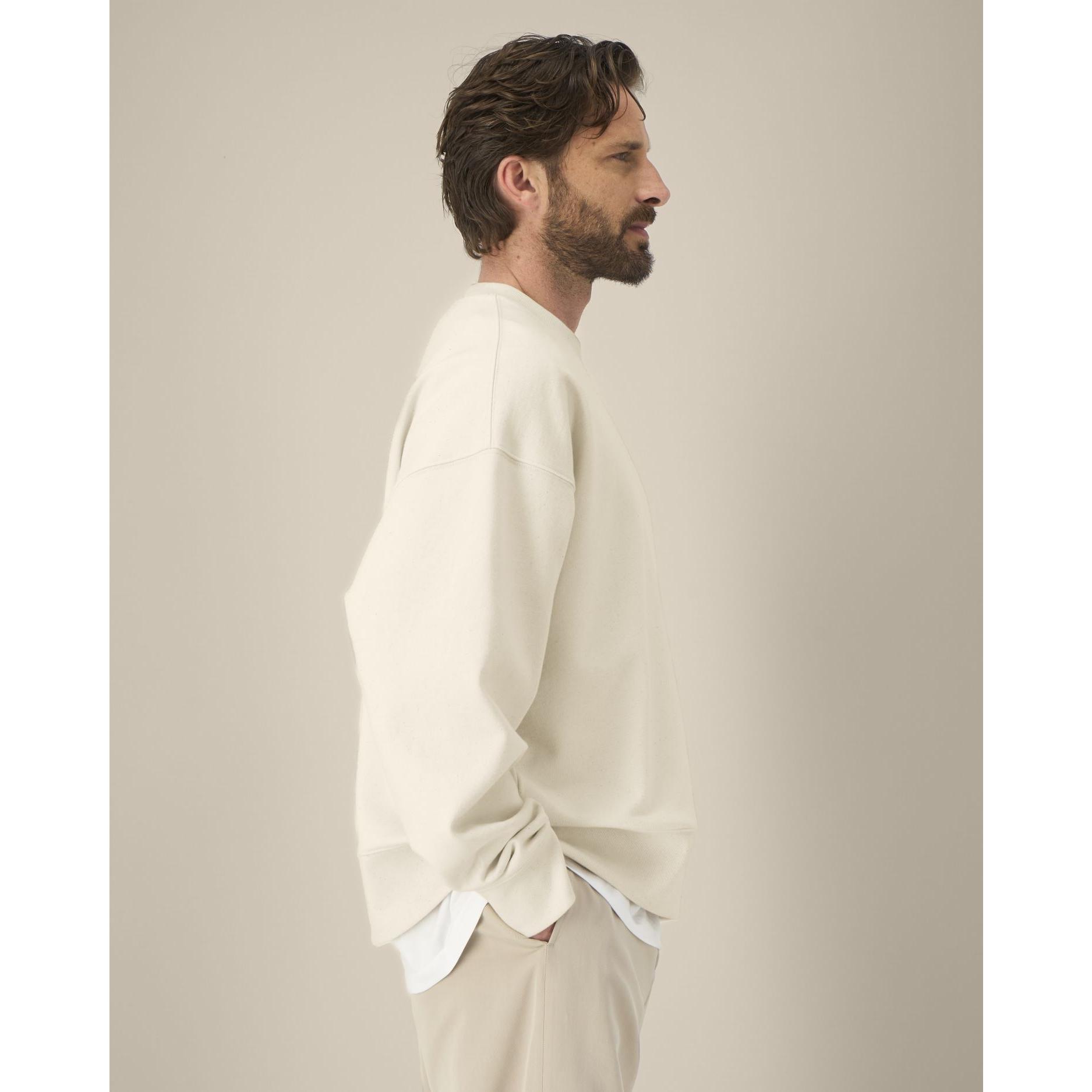 Hanorac la baza gâtului unisex Ryler Natural Raw 2XS