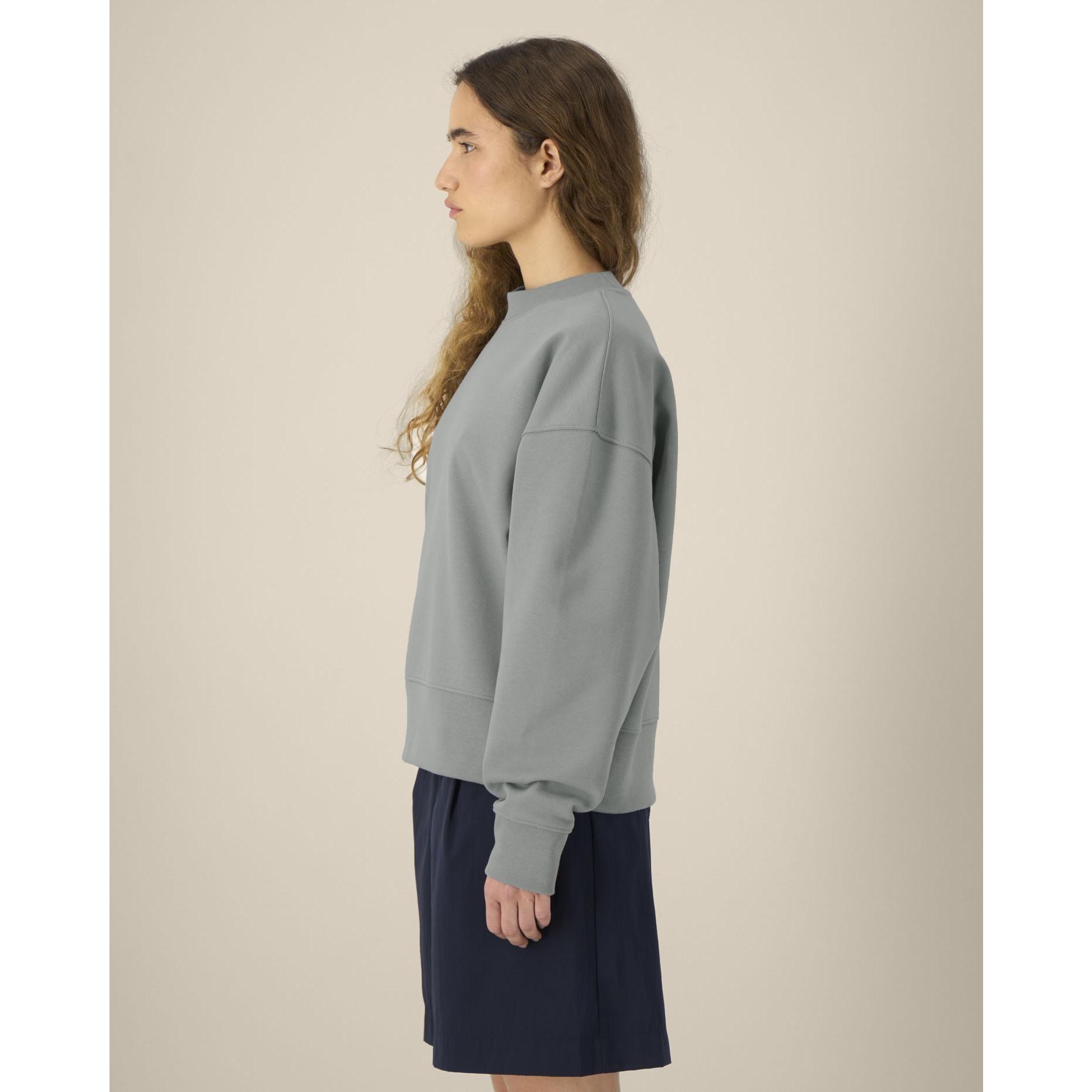 Hanorac la baza gâtului unisex Ryler Misty Grey 2XS