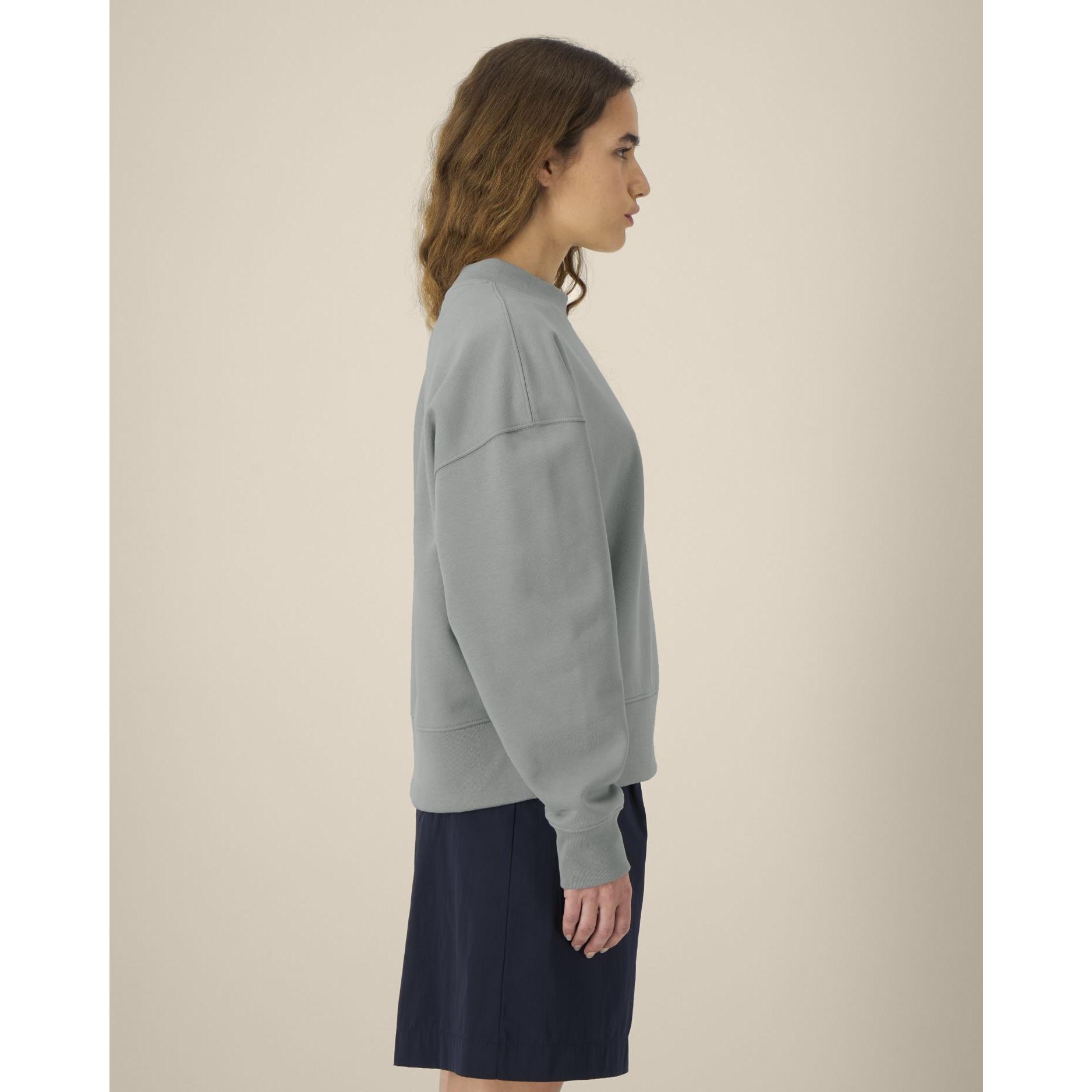 Hanorac la baza gâtului unisex Ryler Misty Grey 2XS