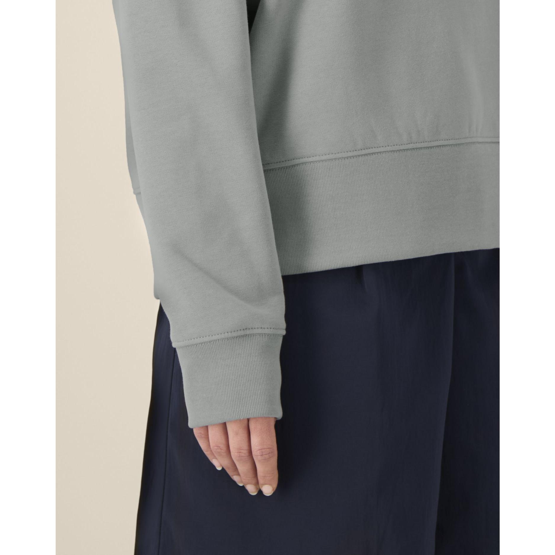 Hanorac la baza gâtului unisex Ryler Misty Grey 2XS