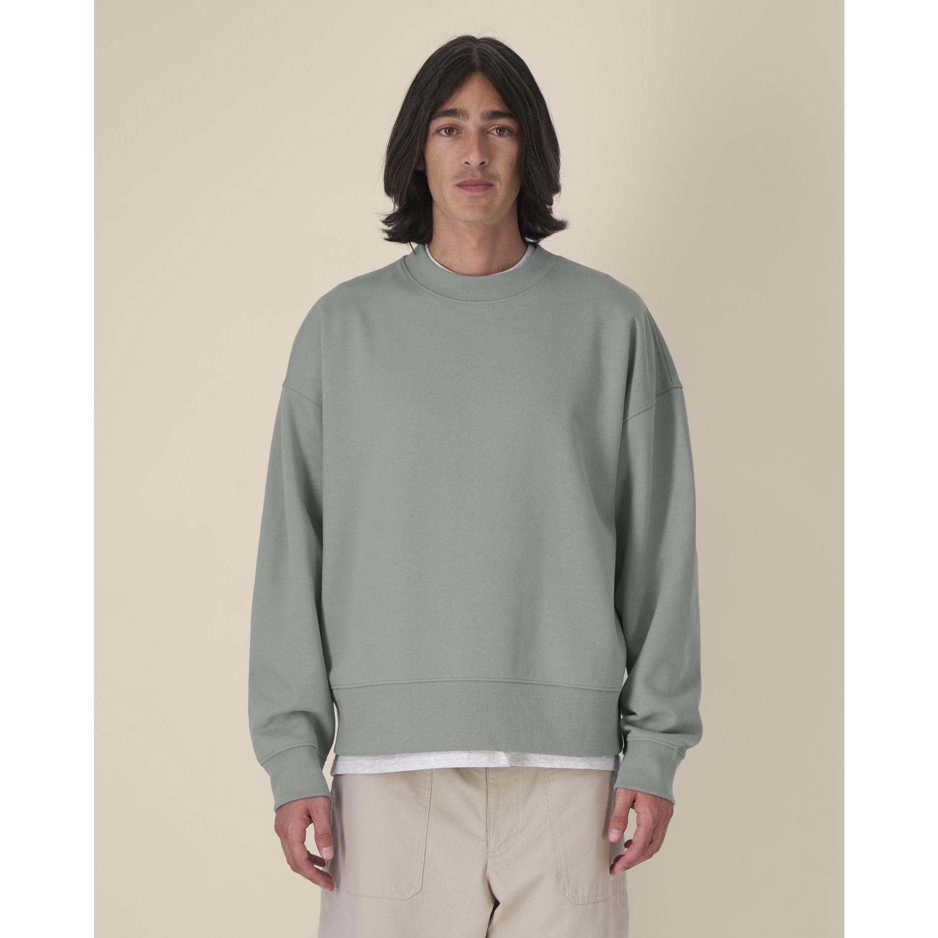 Hanorac la baza gâtului unisex Ryler Misty Grey 2XS