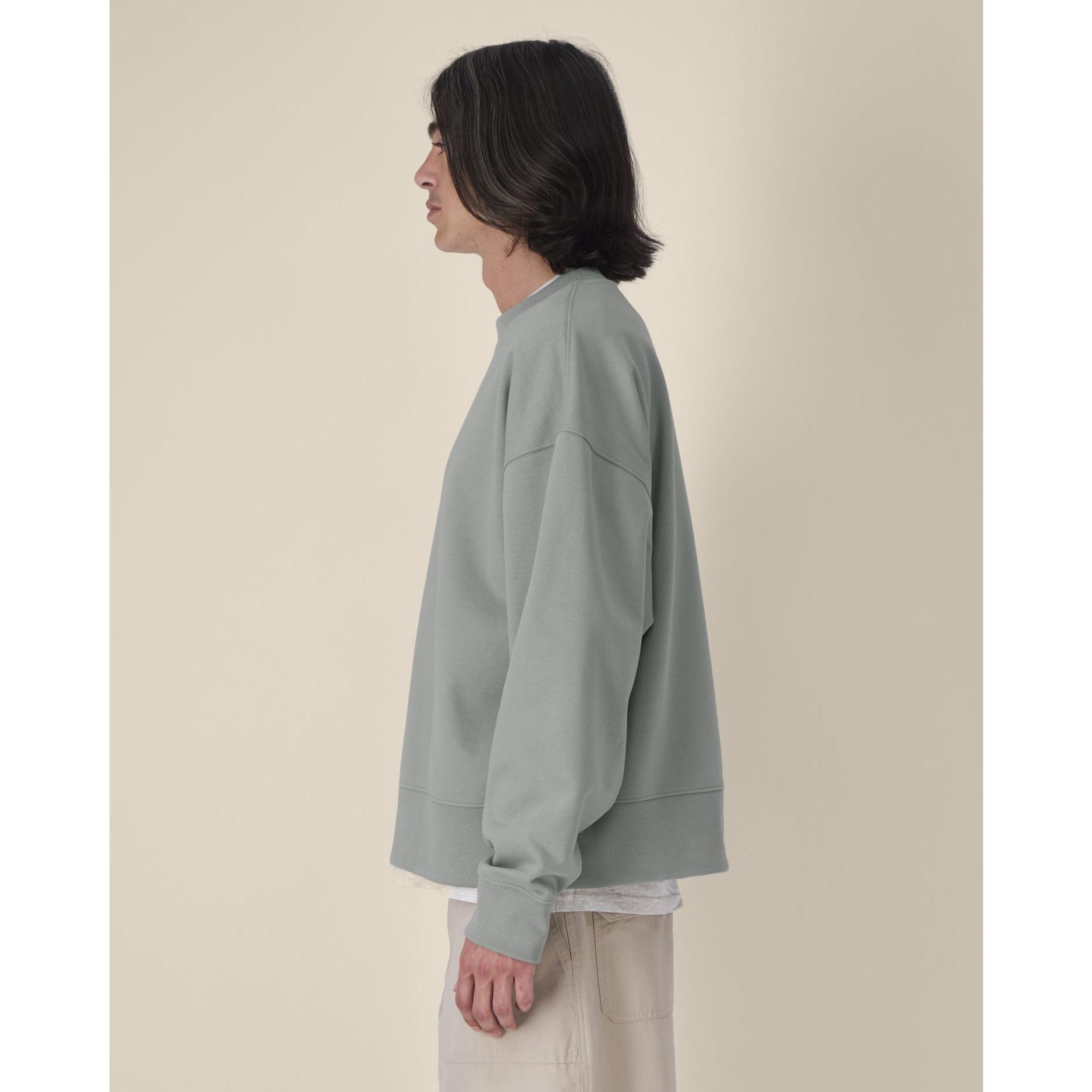 Hanorac la baza gâtului unisex Ryler Misty Grey 2XS