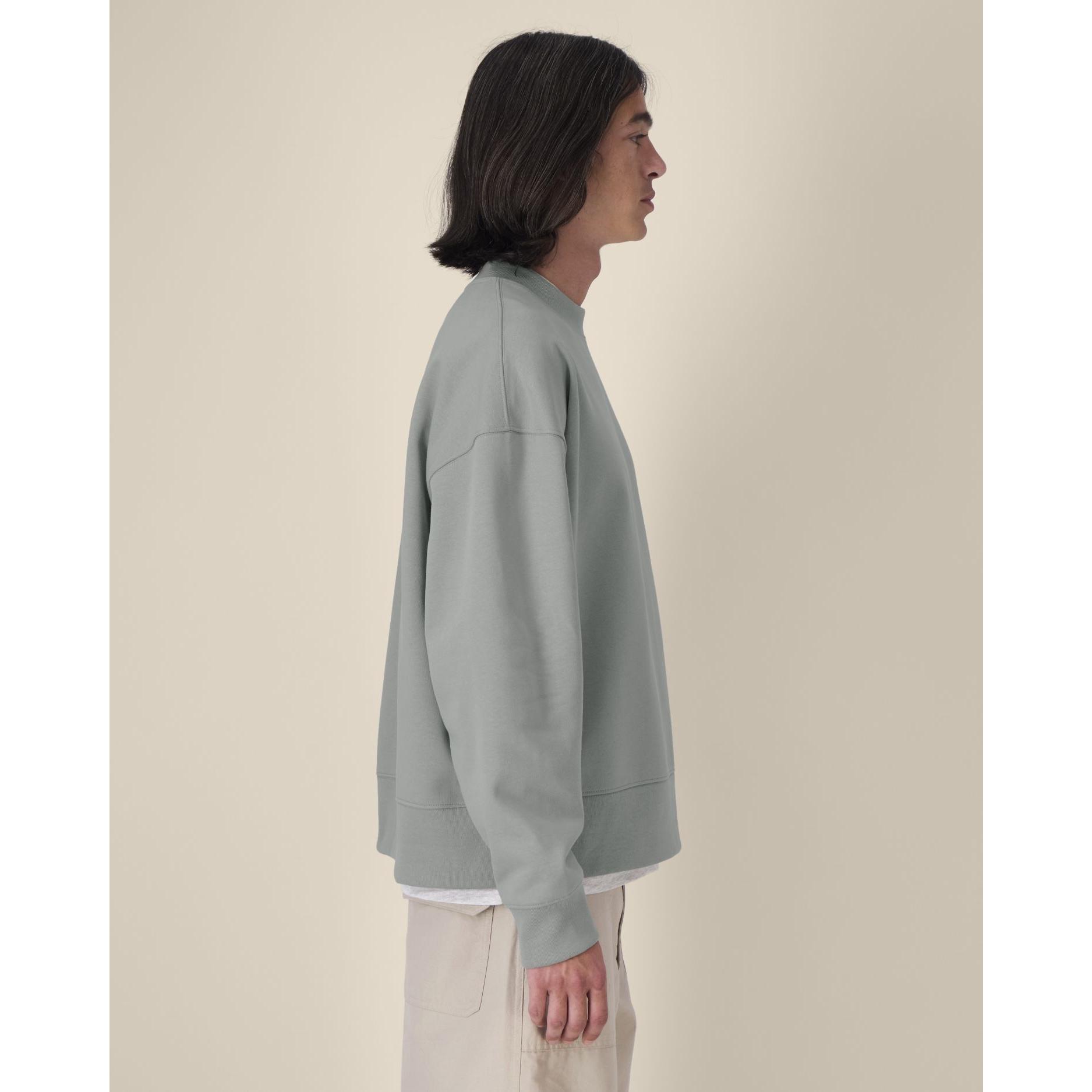 Hanorac la baza gâtului unisex Ryler Misty Grey 2XS