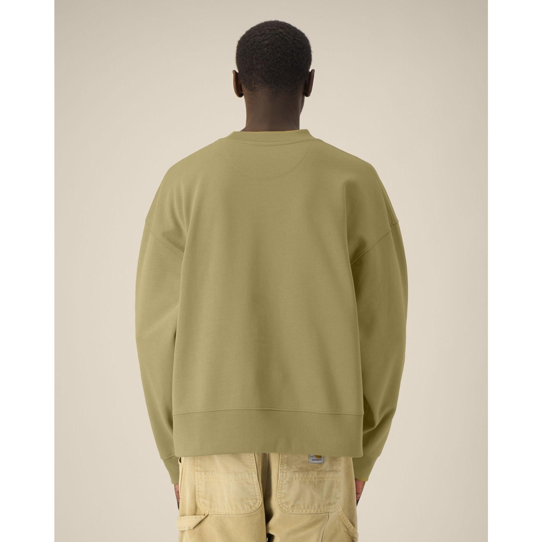 Hanorac la baza gâtului unisex Ryler Faded Olive 2XS