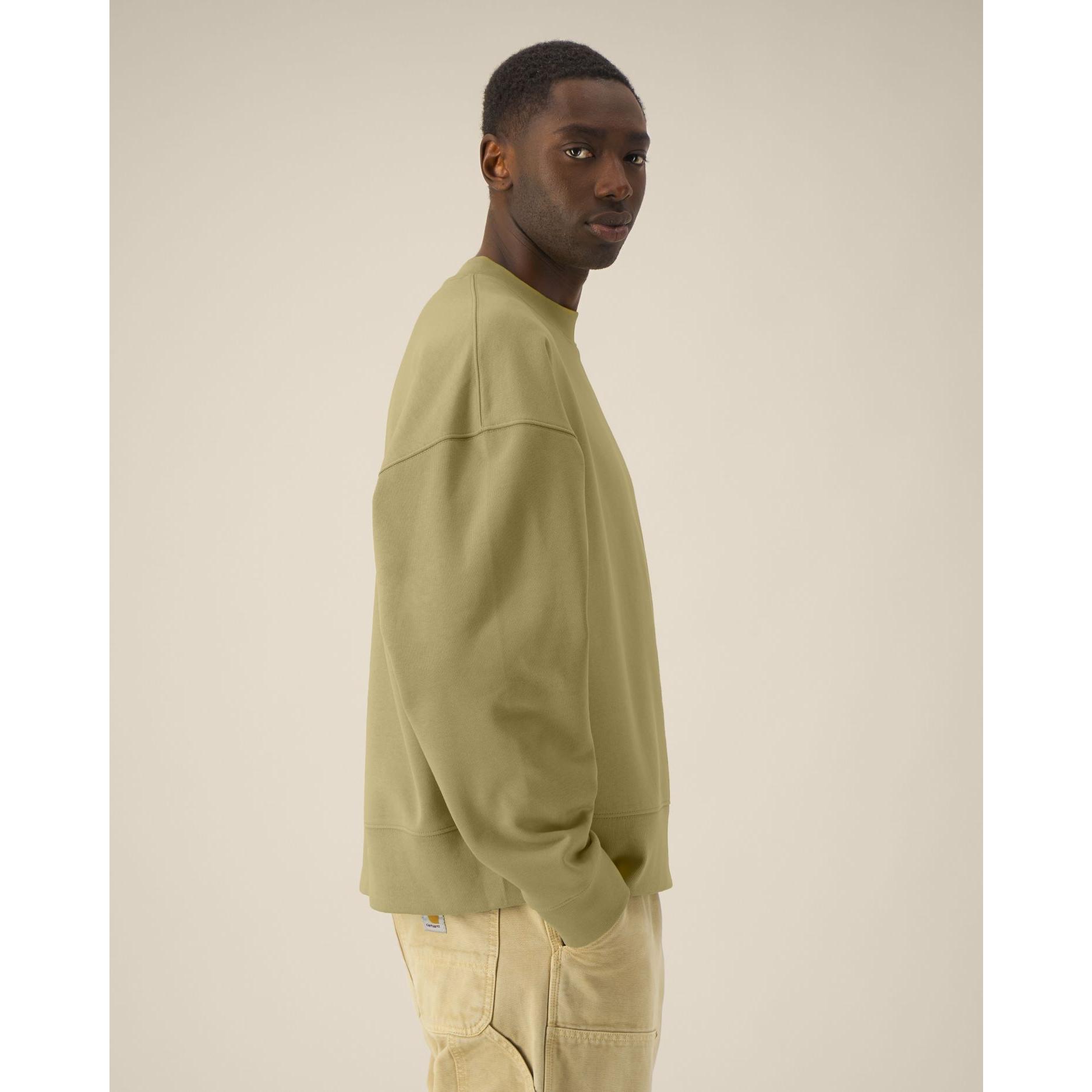 Hanorac la baza gâtului unisex Ryler Faded Olive 2XS