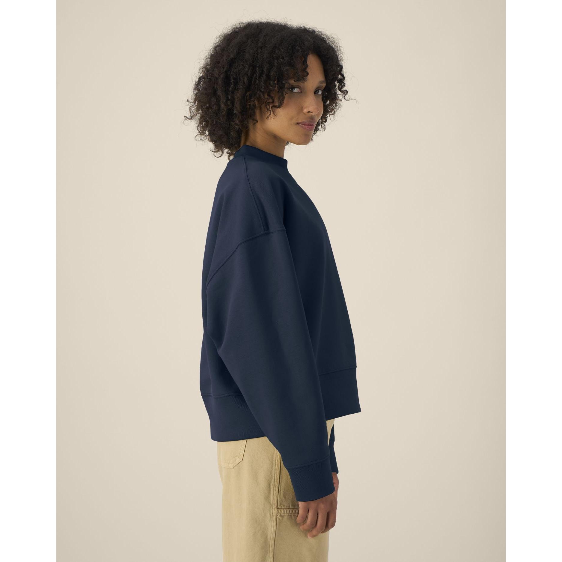 Hanorac la baza gâtului unisex Ryler French Navy L
